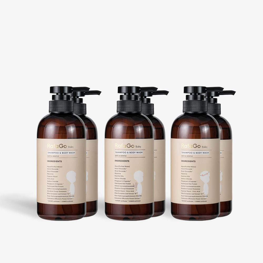 5折!【箱購9入】明星商品 經典無香 寶寶植物油沐浴露(500ml)