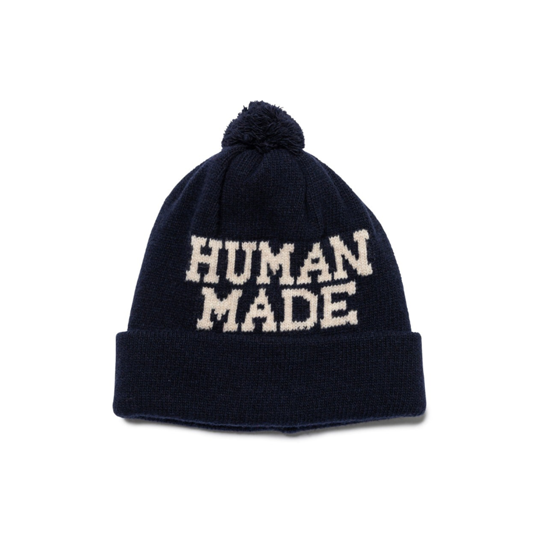 HUMAN MADE POP BEANIE 針織毛帽深藍HM26GD016 | FLOMMARKET
