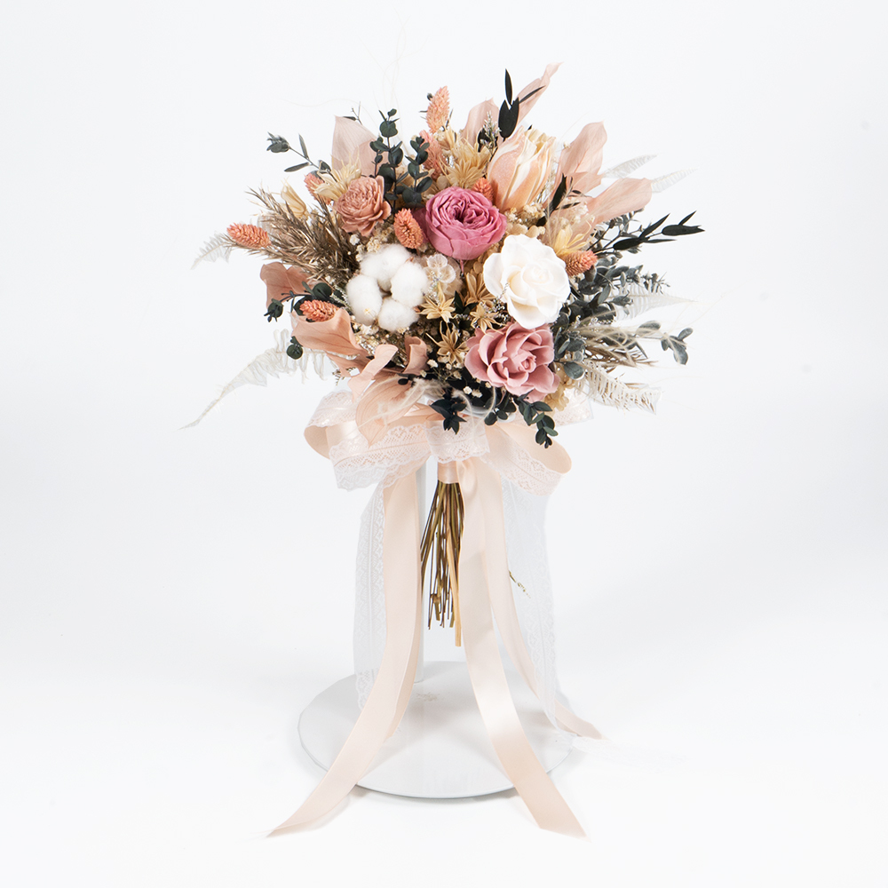 【相遇的這天】3朵永生主花中型捧花