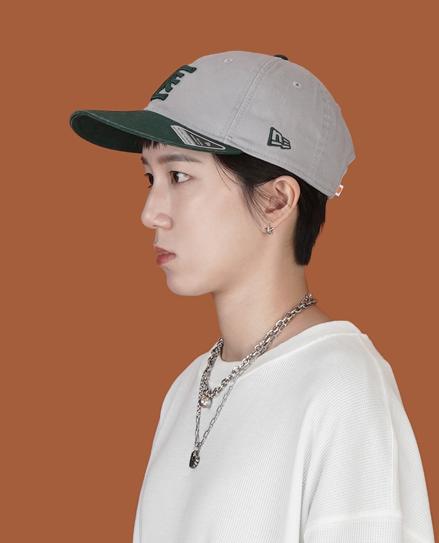O.POism x New Era 医 950 Retro Crown Cap