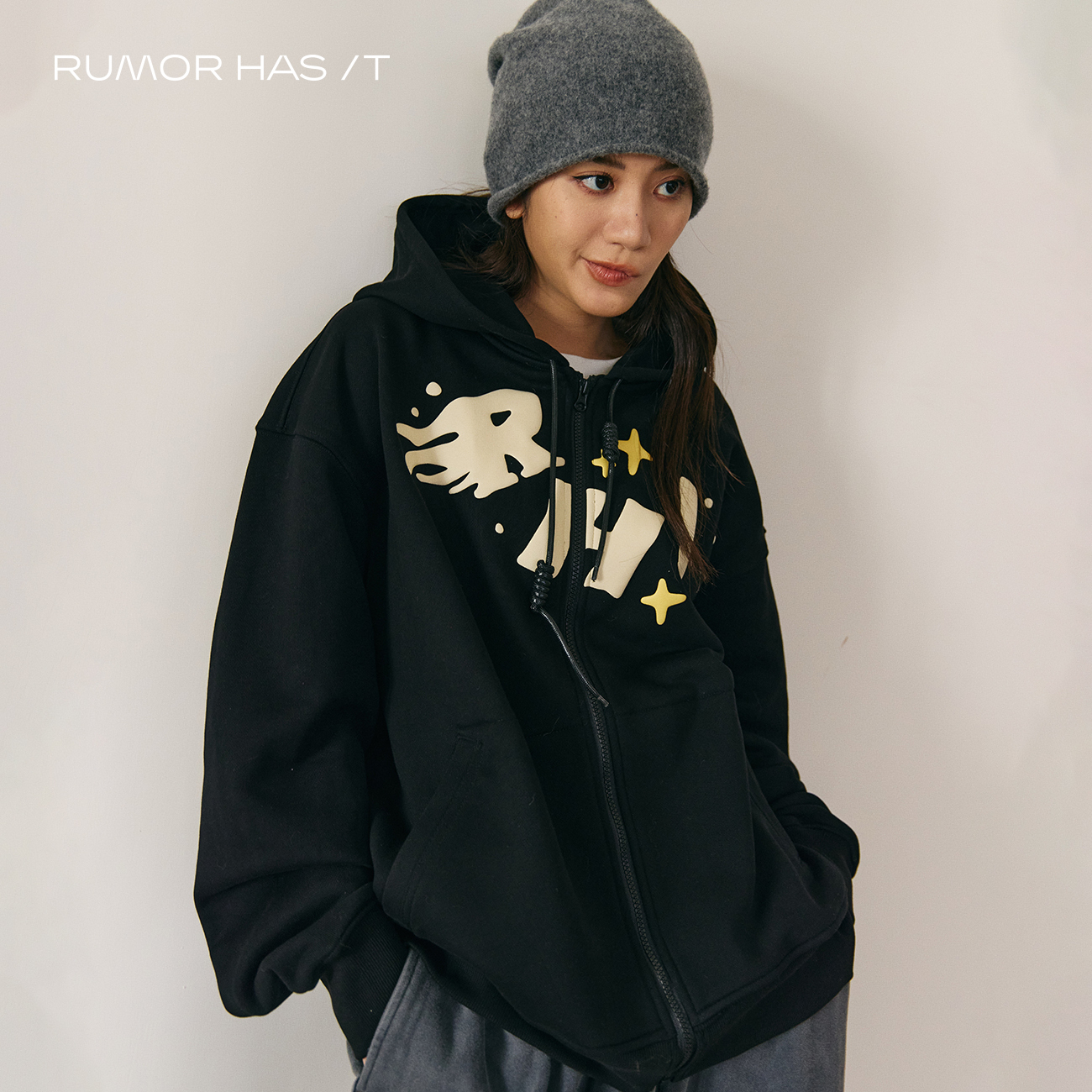 RHI Foam Print Hoodie Jacket