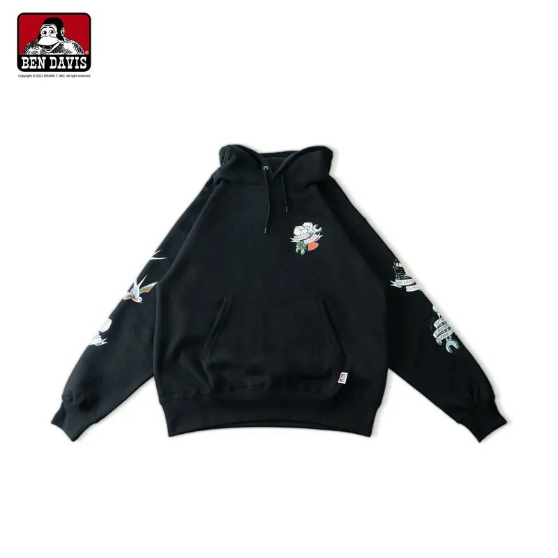 【 BEN DAVIS | OLDIES INKED HOODIE 美式風格帽TEE -2色】
