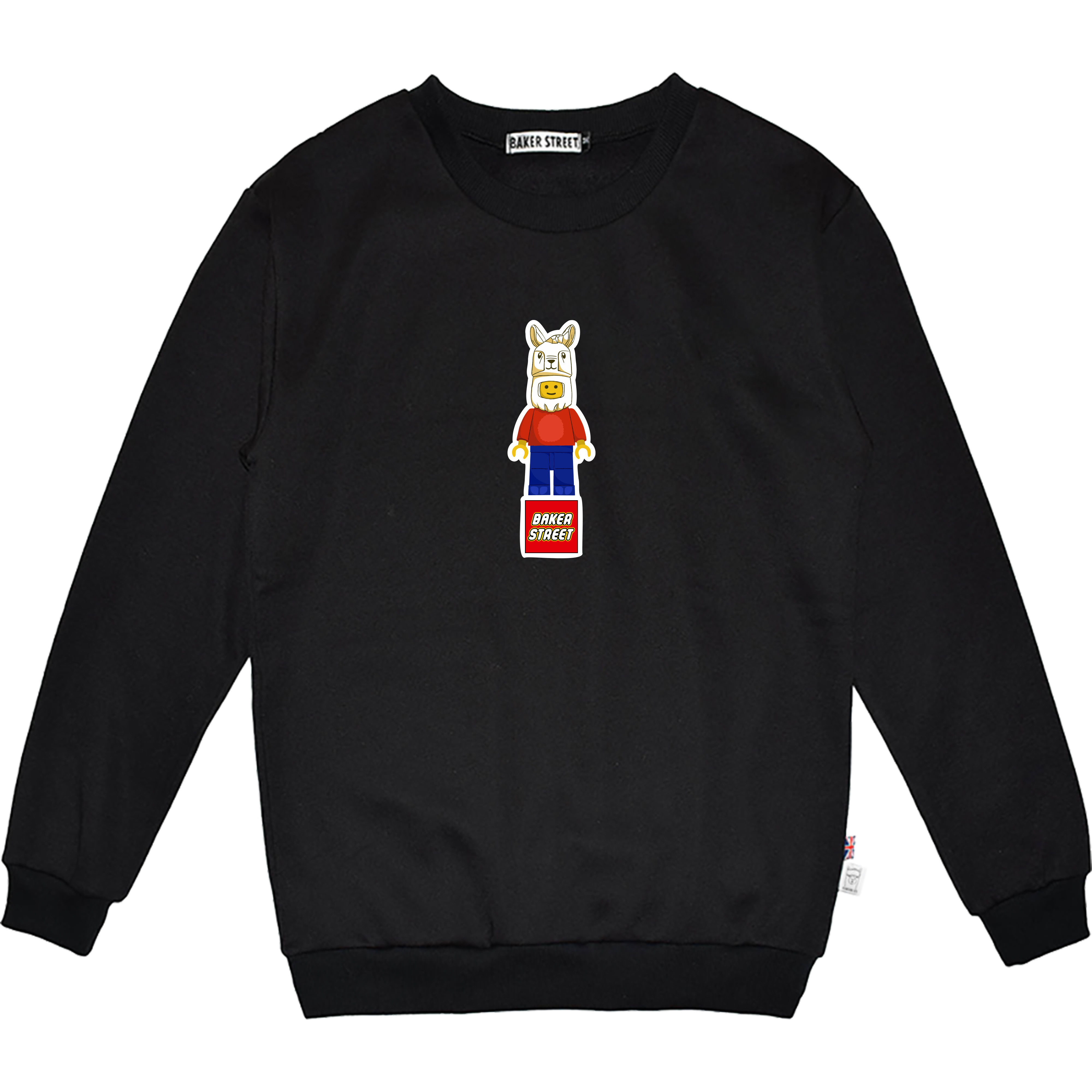 Alpaca toy bricks 積木駝 高磅數長袖圓T