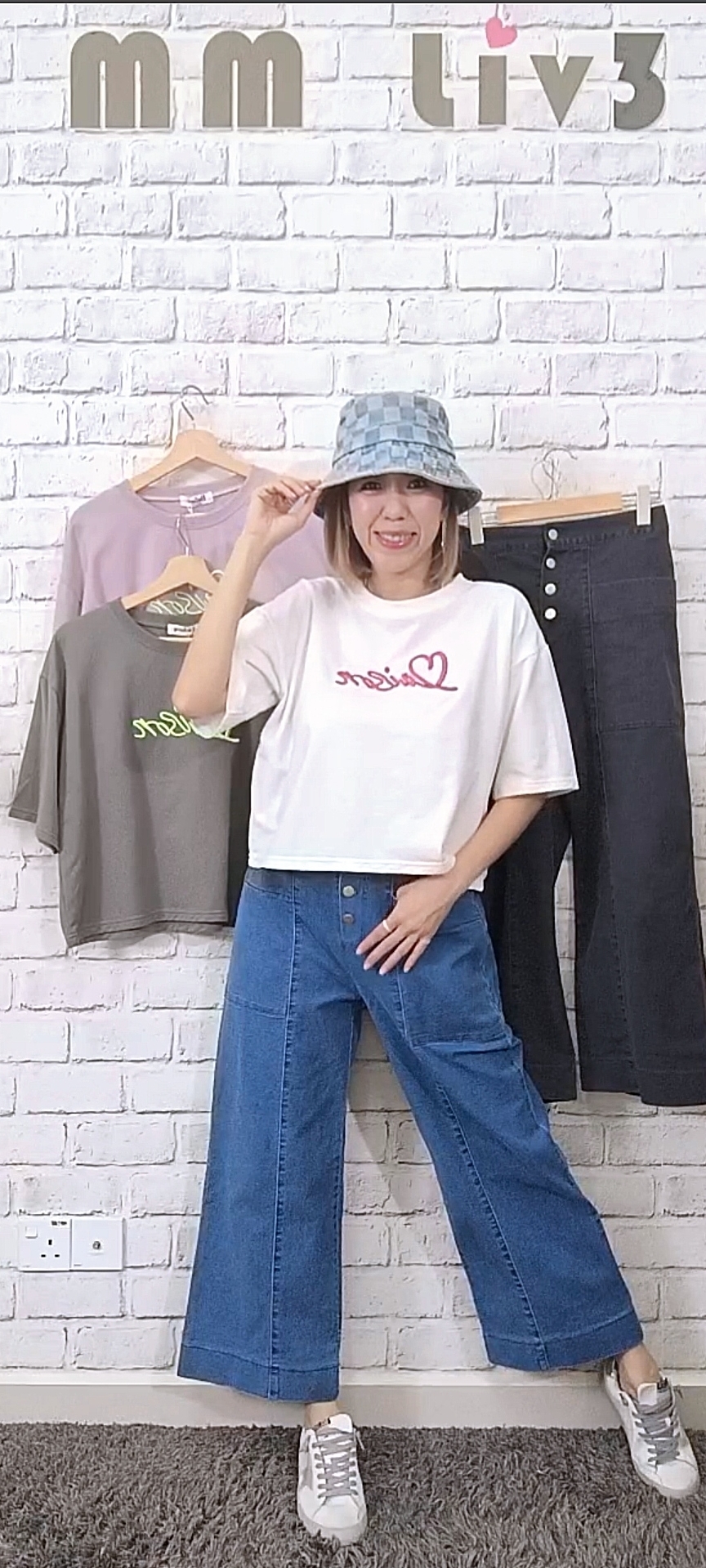 #️⃣2359 RM89 🇰🇷Made in Korea 韓國刺繡英文字+毛巾布料T shirt👉B:120cm👈