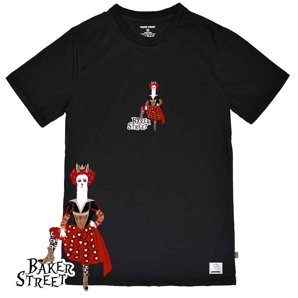 Heartpaca A 紅心皇后駝 短T