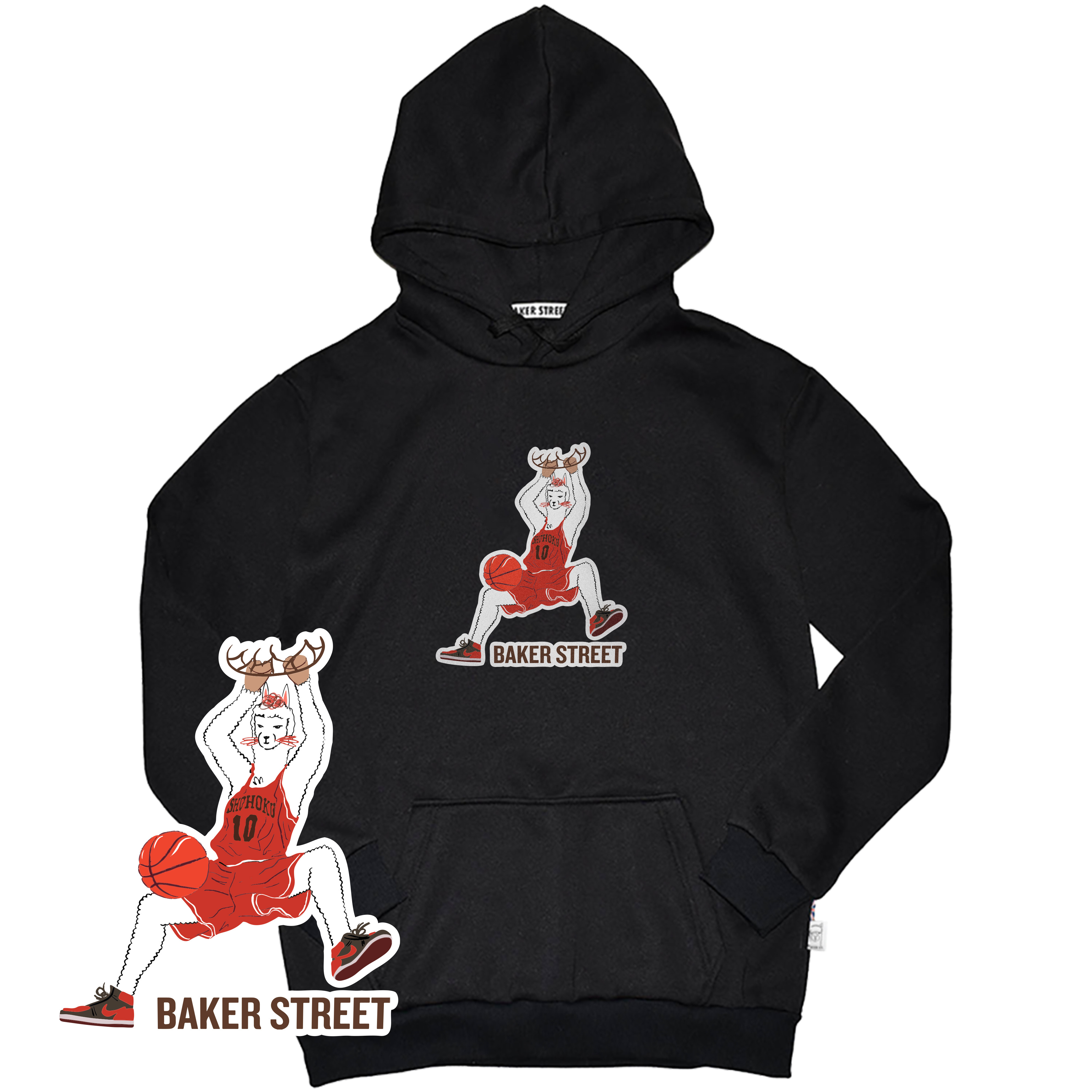 Dunk Alpaca 灌籃駝 高磅數長袖帽T