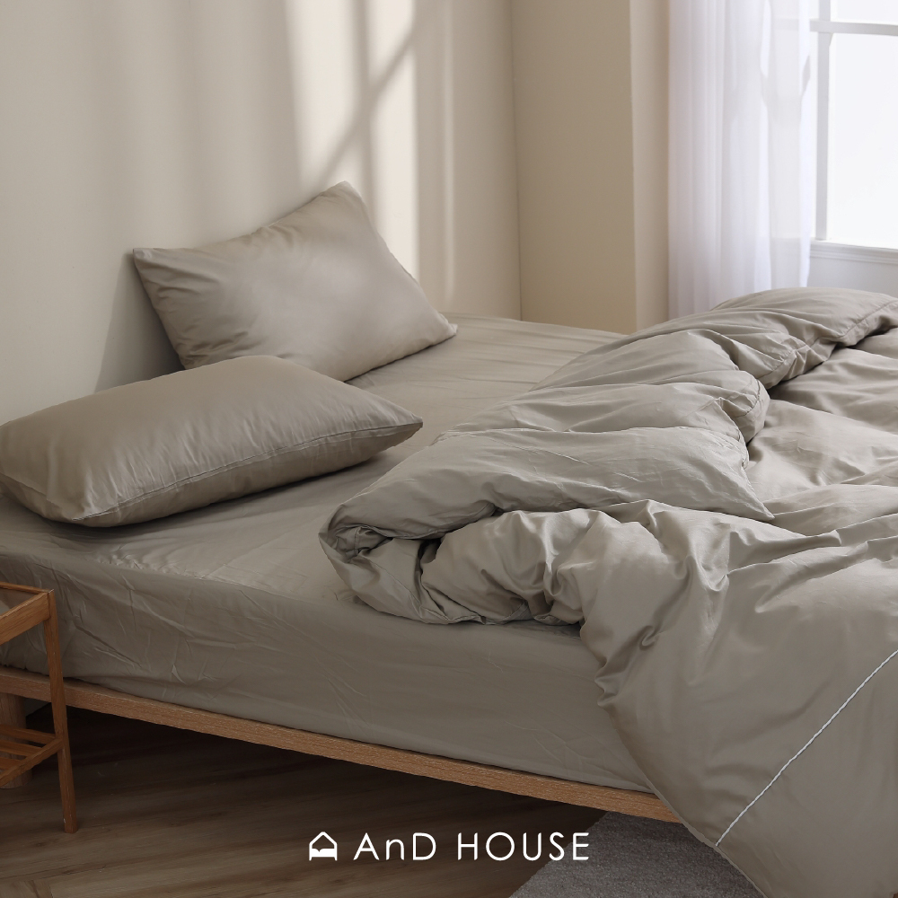 200織精梳純棉｜100%純棉｜奶茶棕｜單品&床包被套組