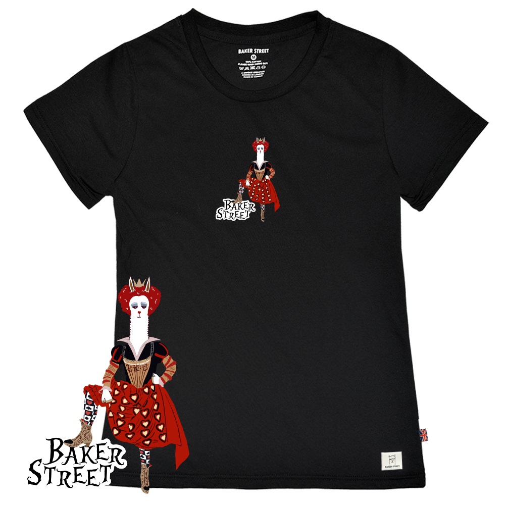 Heartpaca A 紅心皇后駝 女版短T