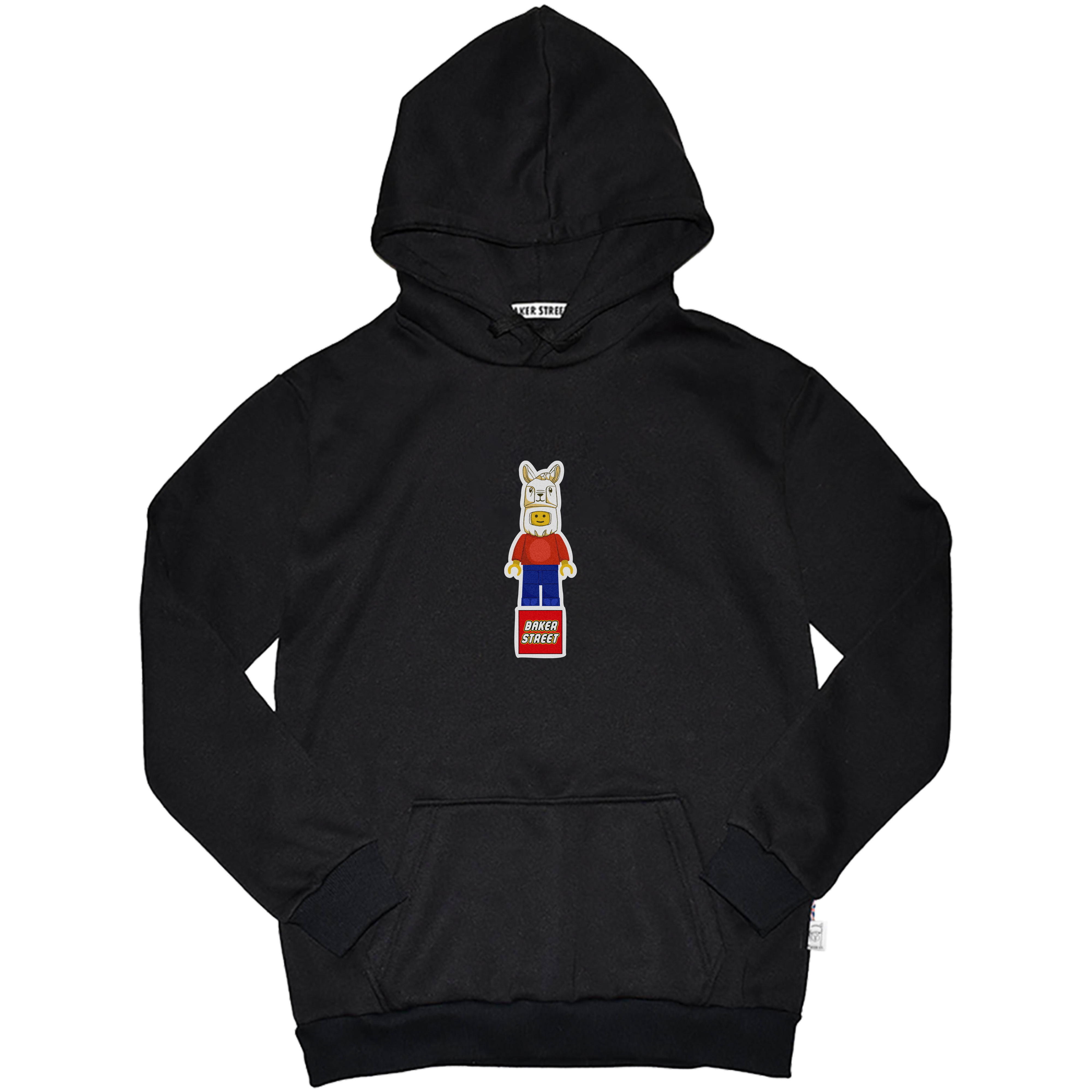 Alpaca toy bricks 積木駝 高磅數長袖帽T