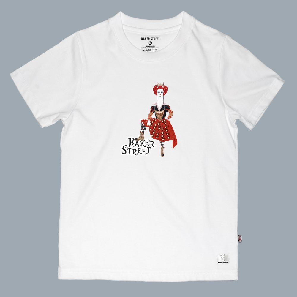 Heartpaca A 紅心皇后駝 童裝短T