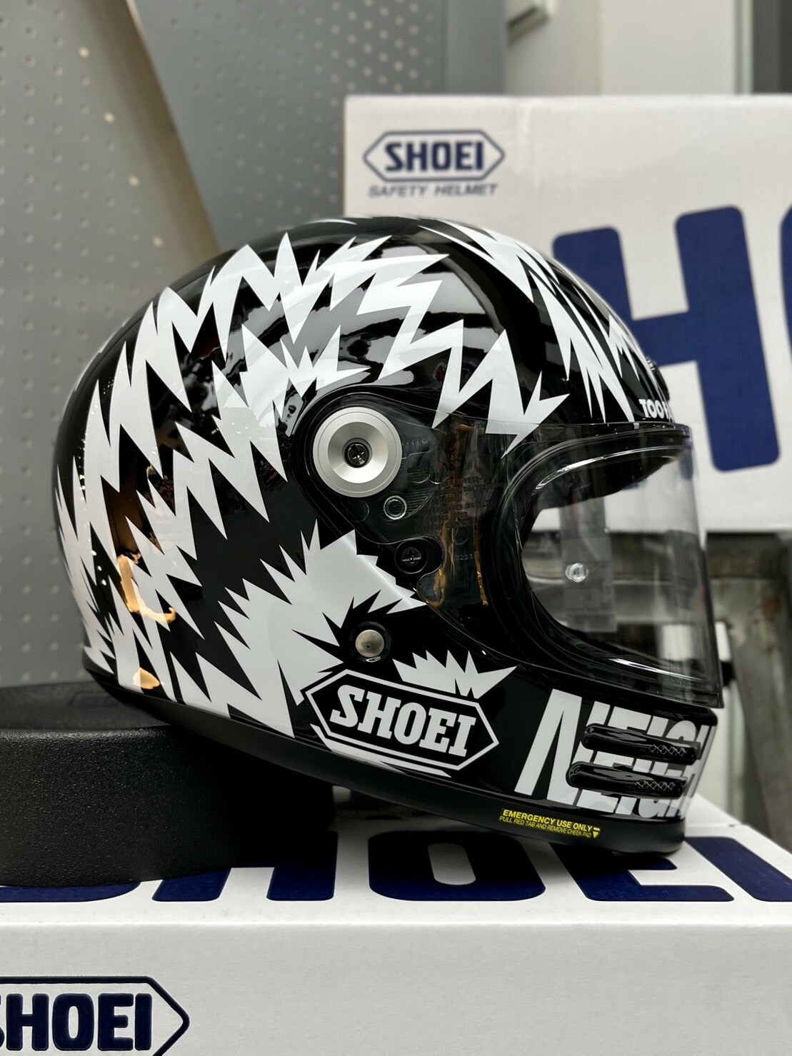 SHOEI】GLAMSTER NEIGHBORHOOD X DSC 聯名樂高帽復古樂高帽/復古全罩安全帽