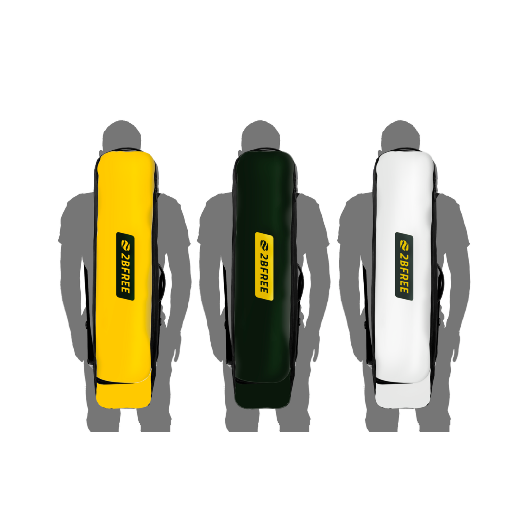 ▲2bFREE 手提後背長蛙袋