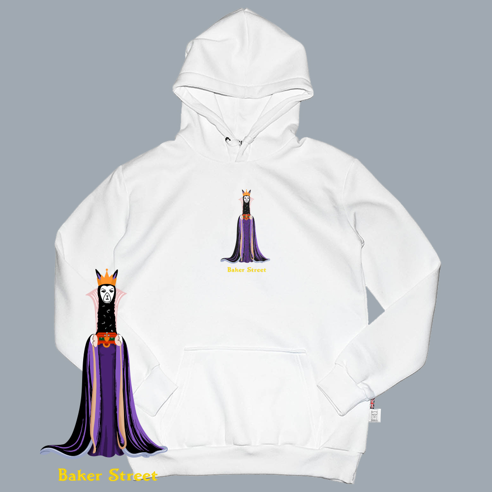 Badqueen Alpaca 壞皇后駝 高磅數長袖帽T