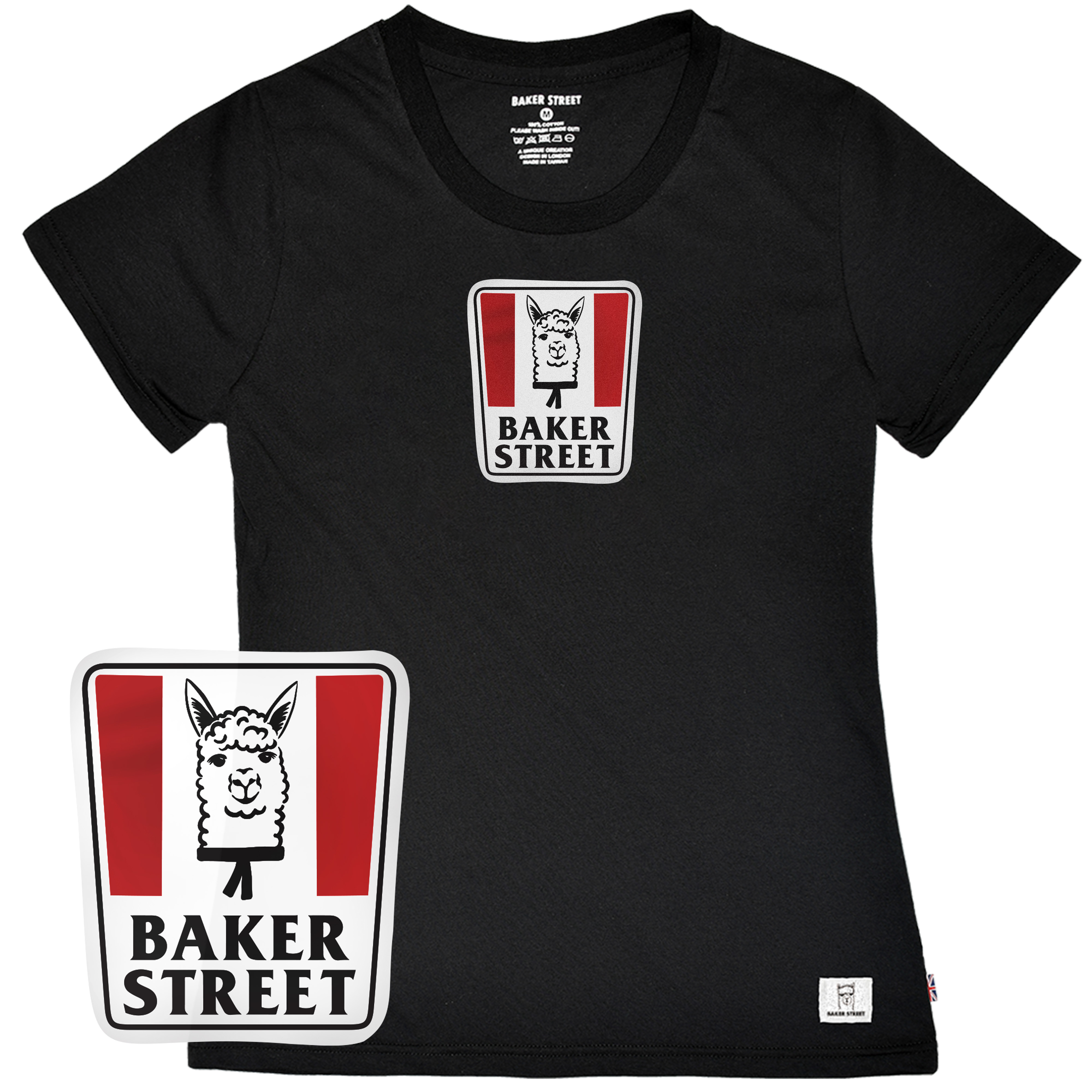 Egg Tart Grandpa BKST 蛋塔爺爺駝 女版短T