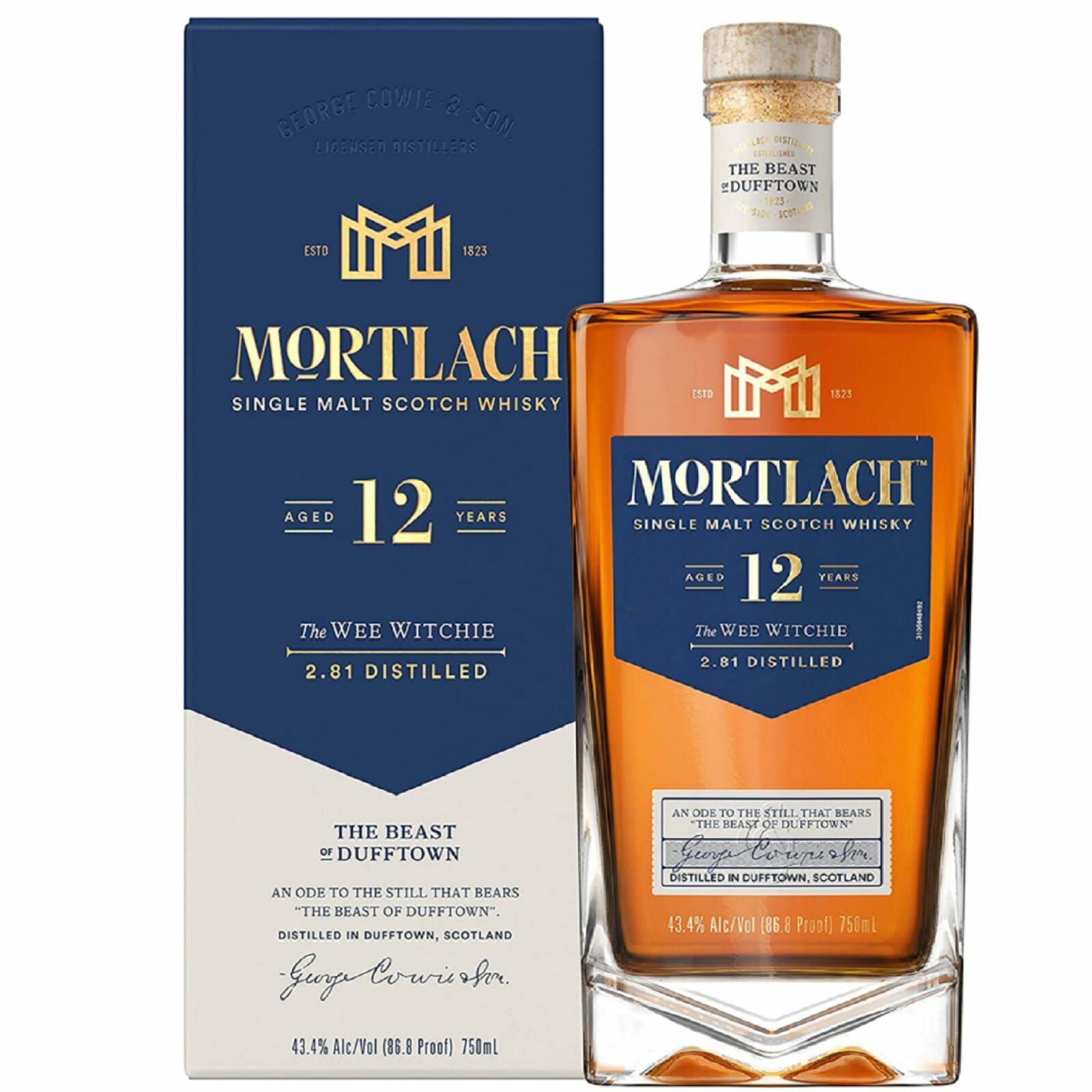 Mortlach 12 Year Old Single Malt Whisky (750ml)
