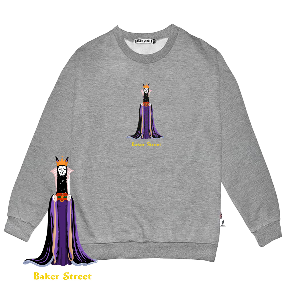 Badqueen Alpaca 壞皇后駝 高磅數長袖圓T