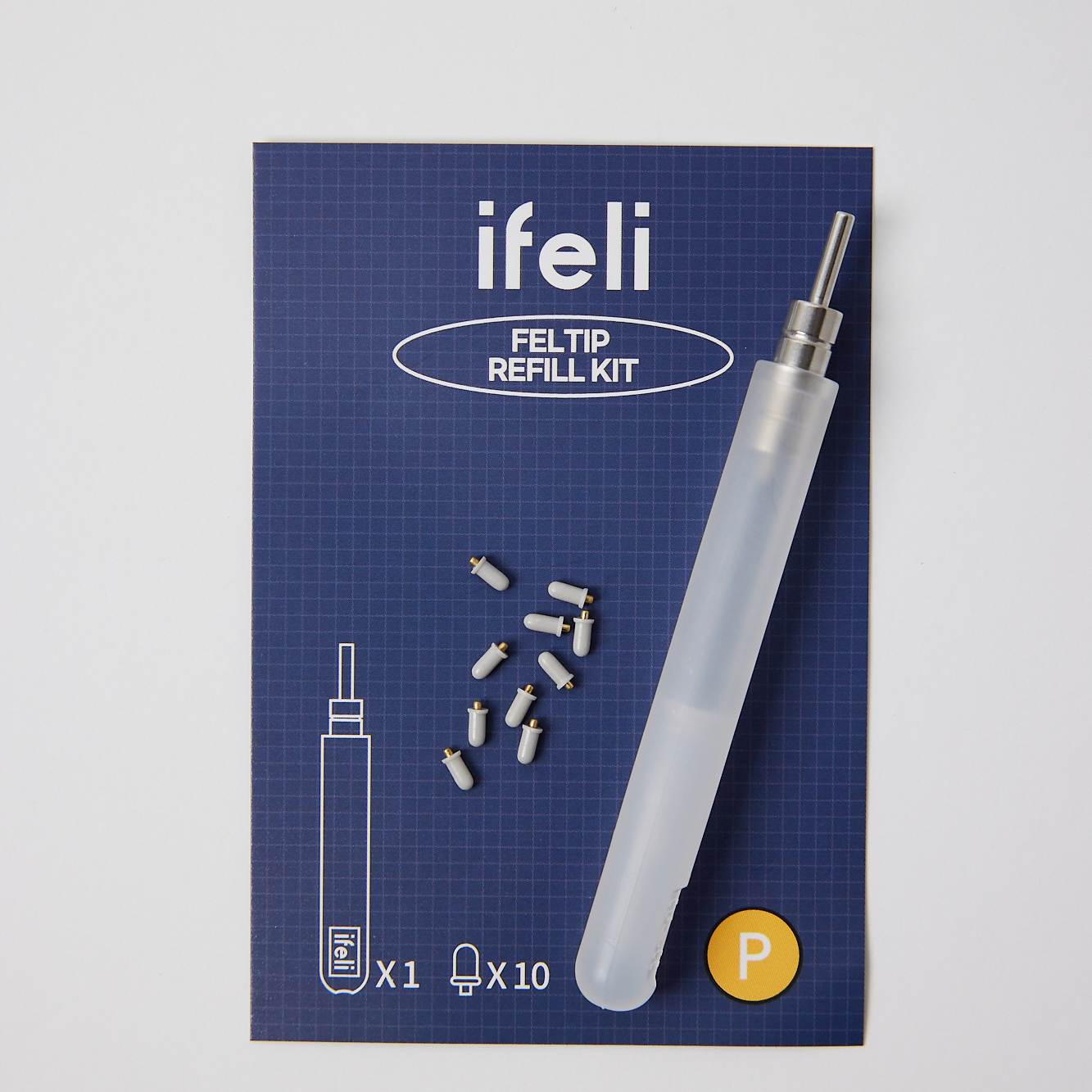 feltip 紙感筆頭4入 + 補充筆芯20入 (附替換工具組)