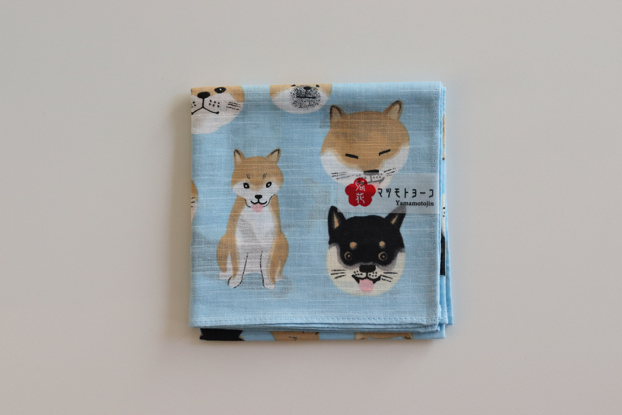 日本 京都 山本仁商店 貓咪 柴犬 風呂敷