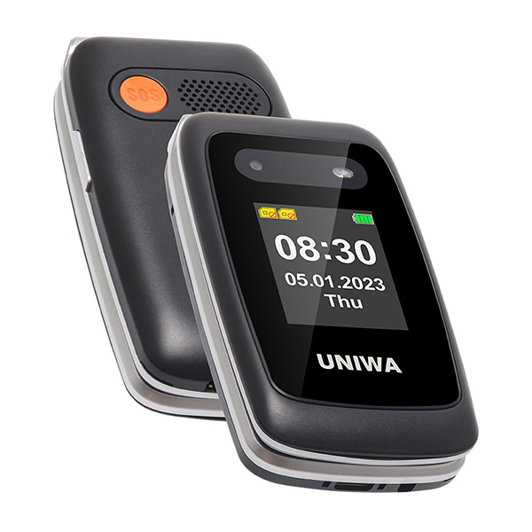 JK KOREA 4G Flip Cover Large Buttons Extra Long Standby Elderly Mobile Phone Dual SIM Dual Standby With Charging Base (J0949)