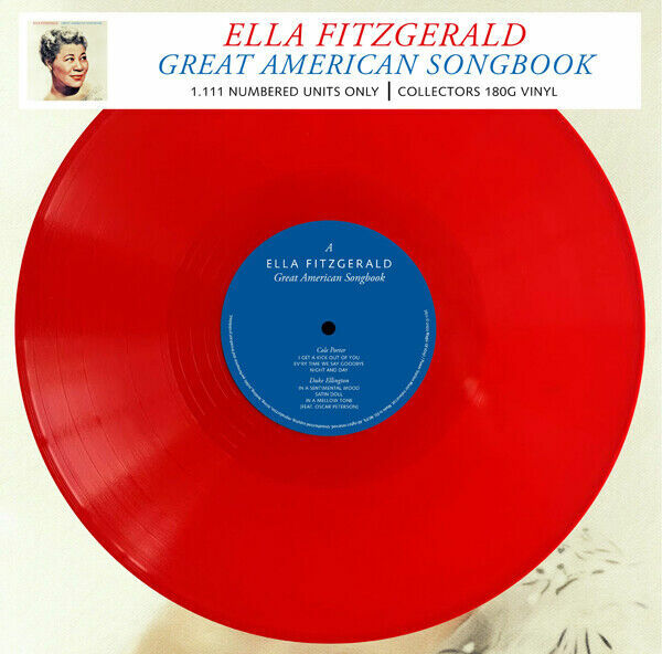 ELLA FITZGERALD - GREAT AMERICAN SONGBOOK LP (RED)