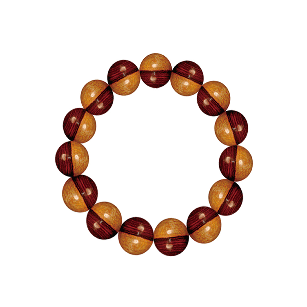 【菩提居】一品鶴頂血檀太極手串15mm