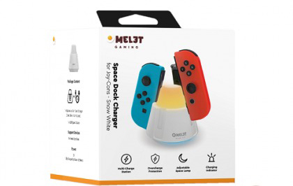 NS Omelet Gaming Space充電座 冰雪白