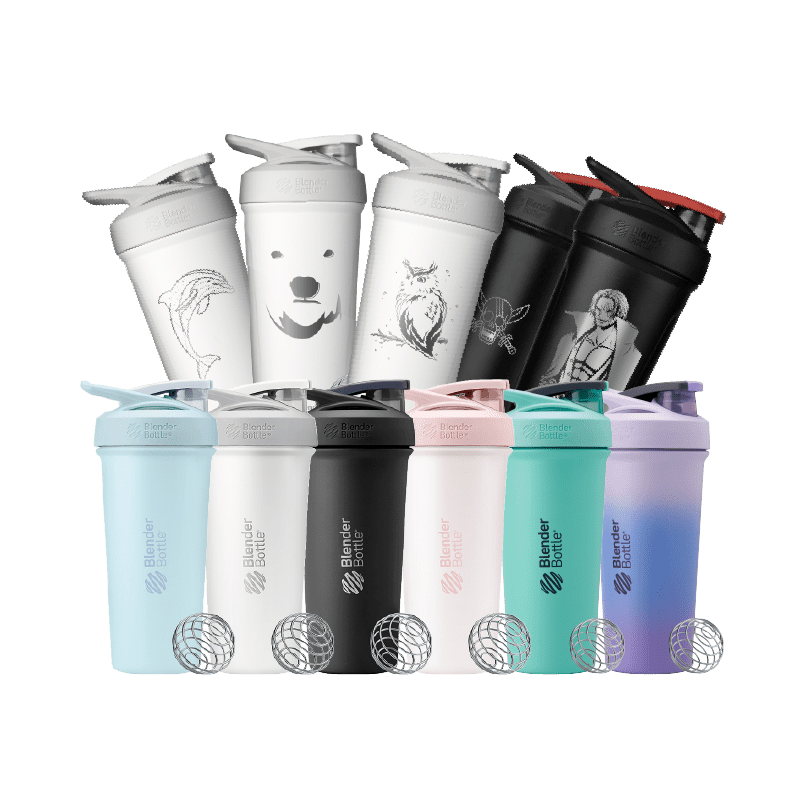 Blender Bottle Strada Sleek 24oz 不鏽鋼搖搖杯