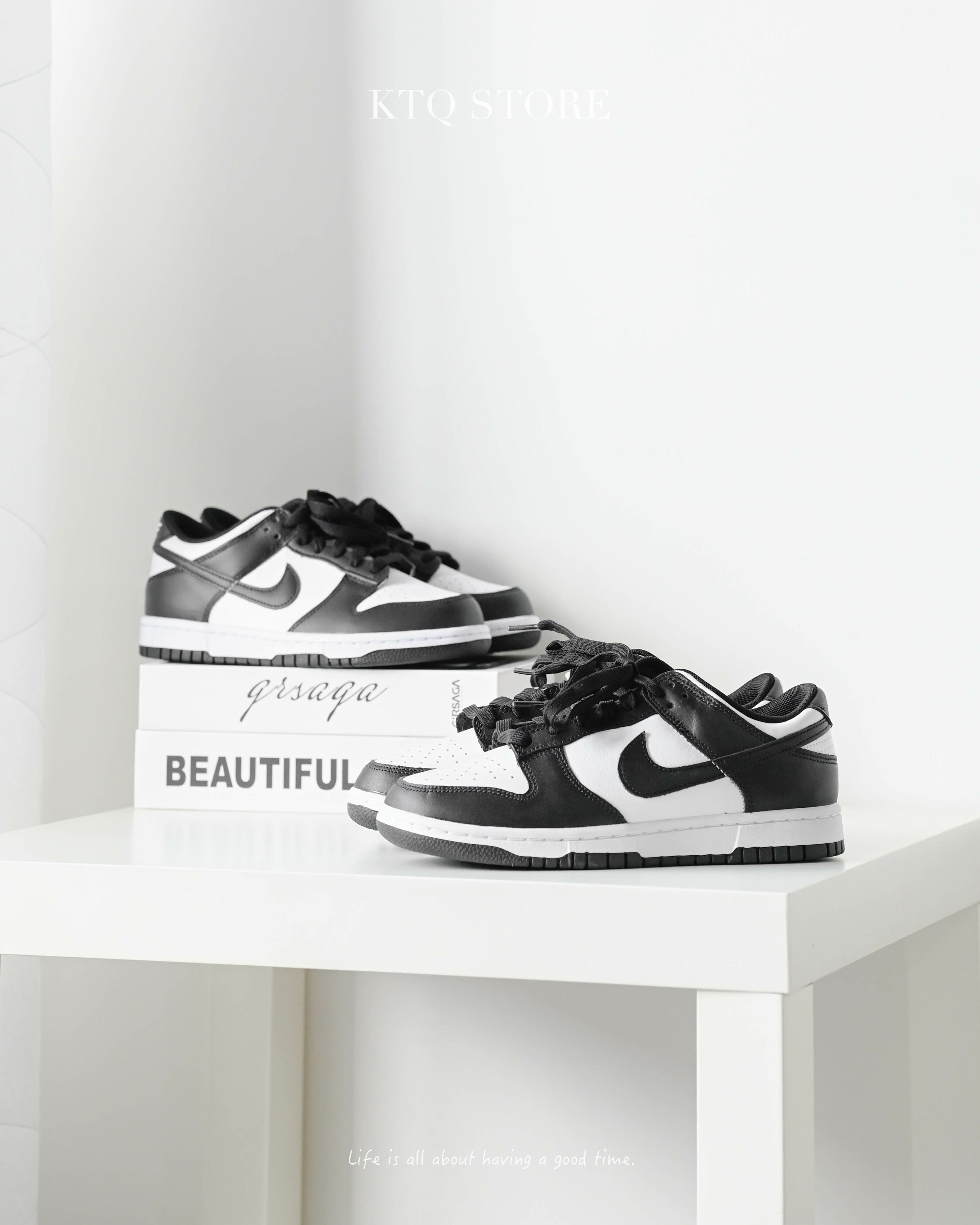 KTQ STORE ‧  Nike Dunk Low 黑白 熊貓 女 DD1503-101男 DD1391-100