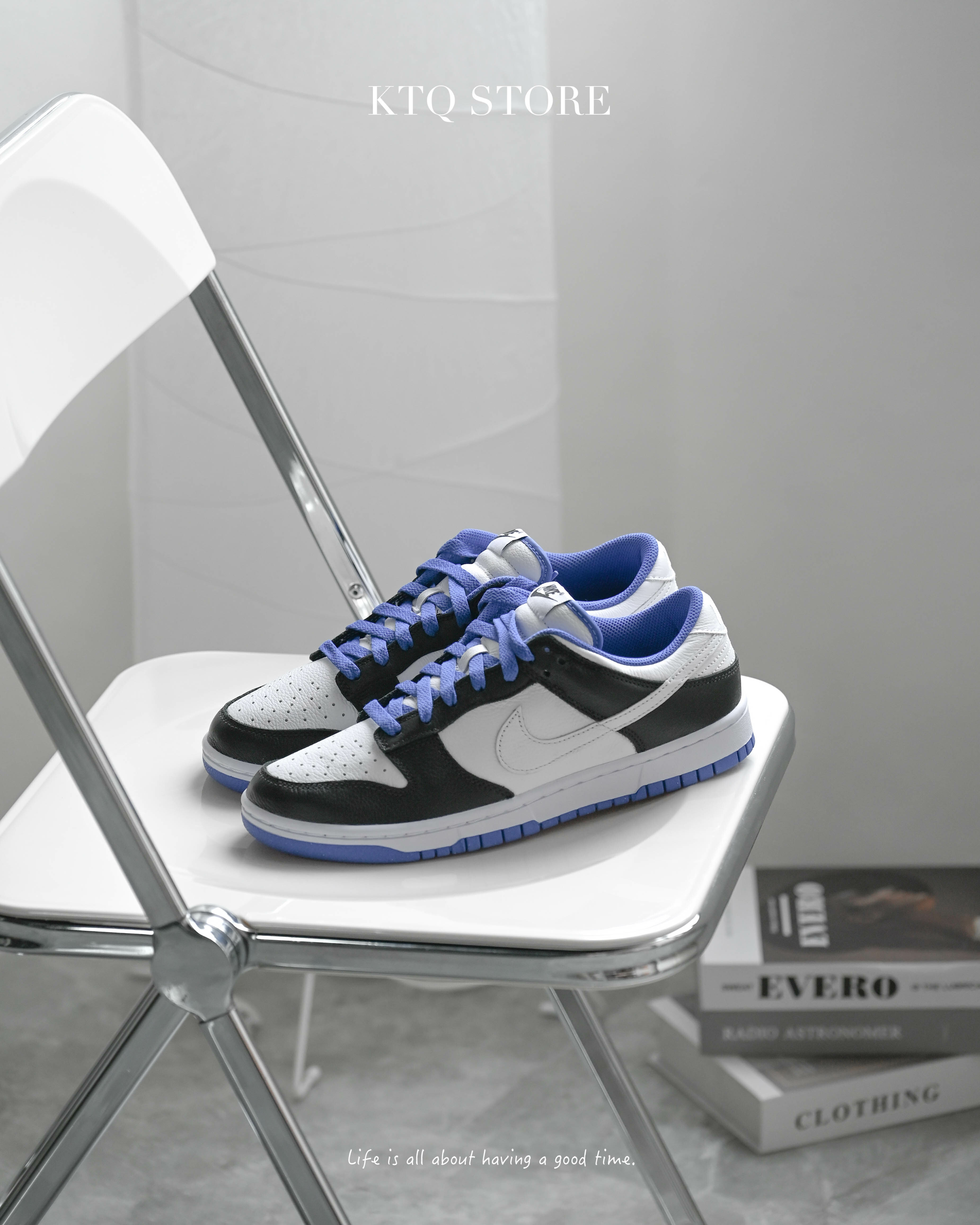 KTQ STORE ‧ Nike Dunk Low "Royal Blue" 小閃電 克萊茵藍 藤原浩 FD9064-110