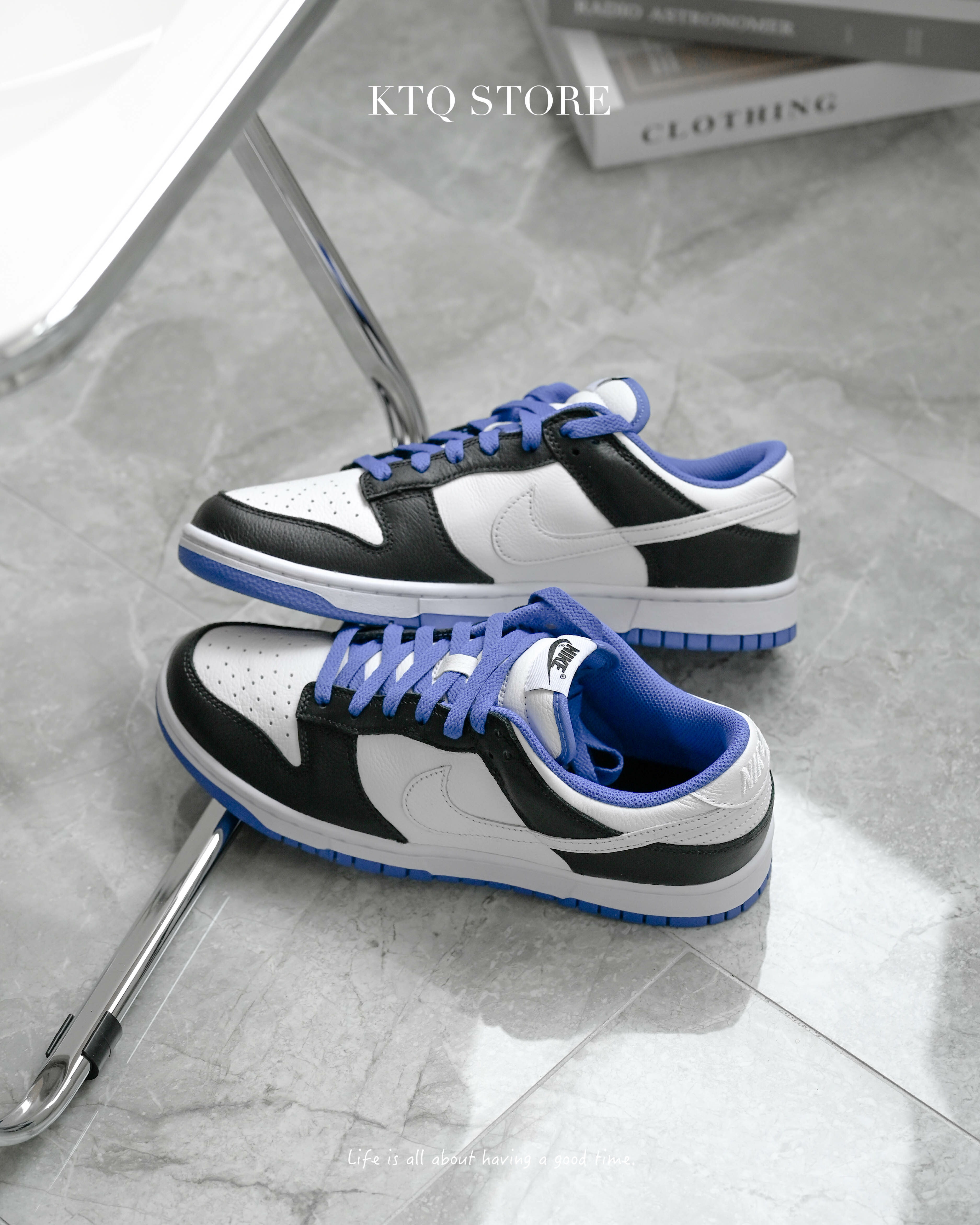 KTQ STORE ‧ Nike Dunk Low "Royal Blue" 小閃電 克萊茵藍 藤原浩 FD9064-110
