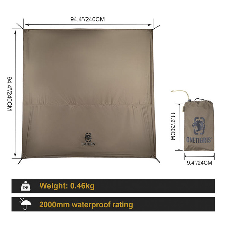 OneTigris CE-HDB03 2-person Tent Footprint