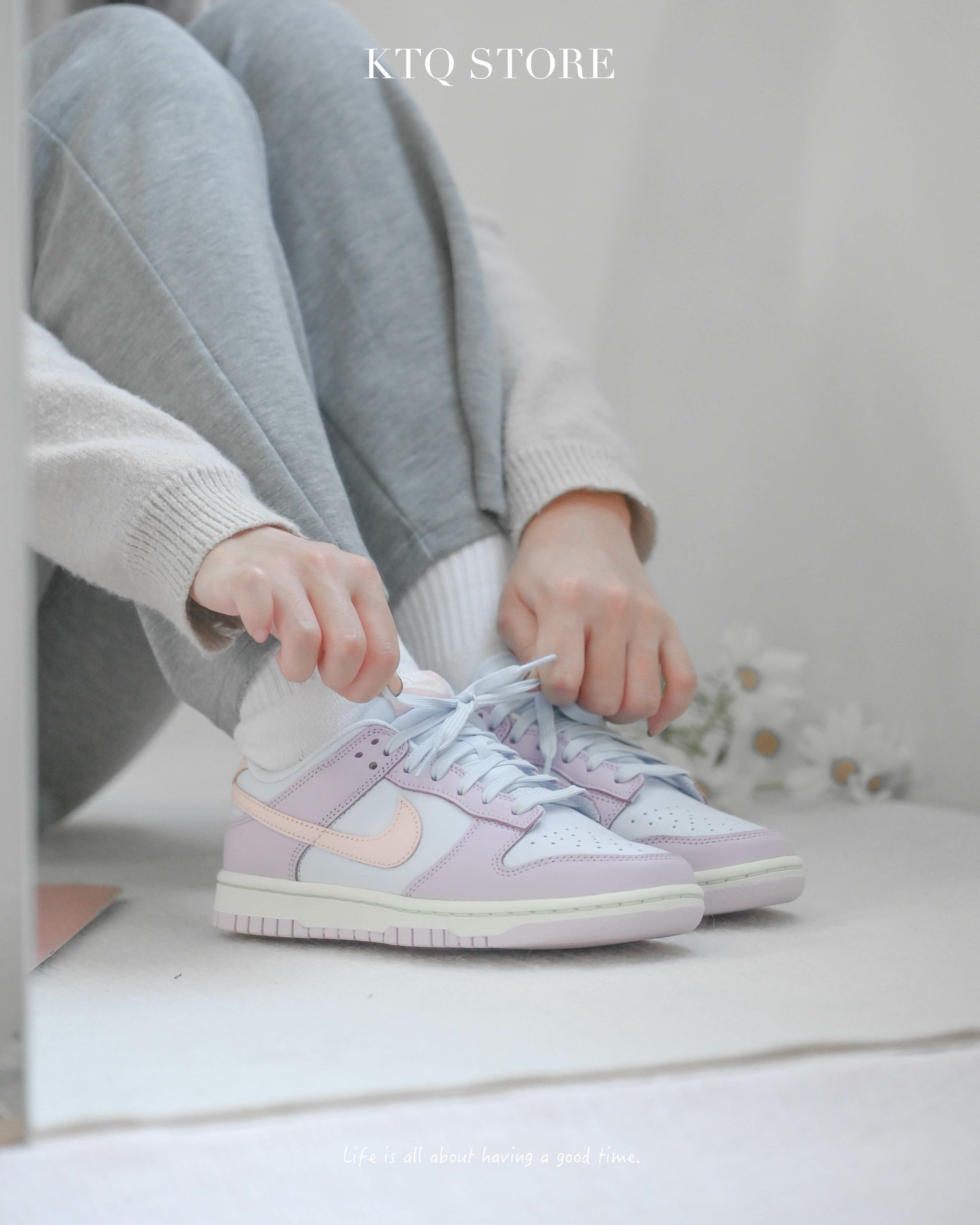 KTQ STORE ‧  Nike W Dunk Low " Easter 2022 " 復活節 粉紫 馬卡 女款 DD1503-001