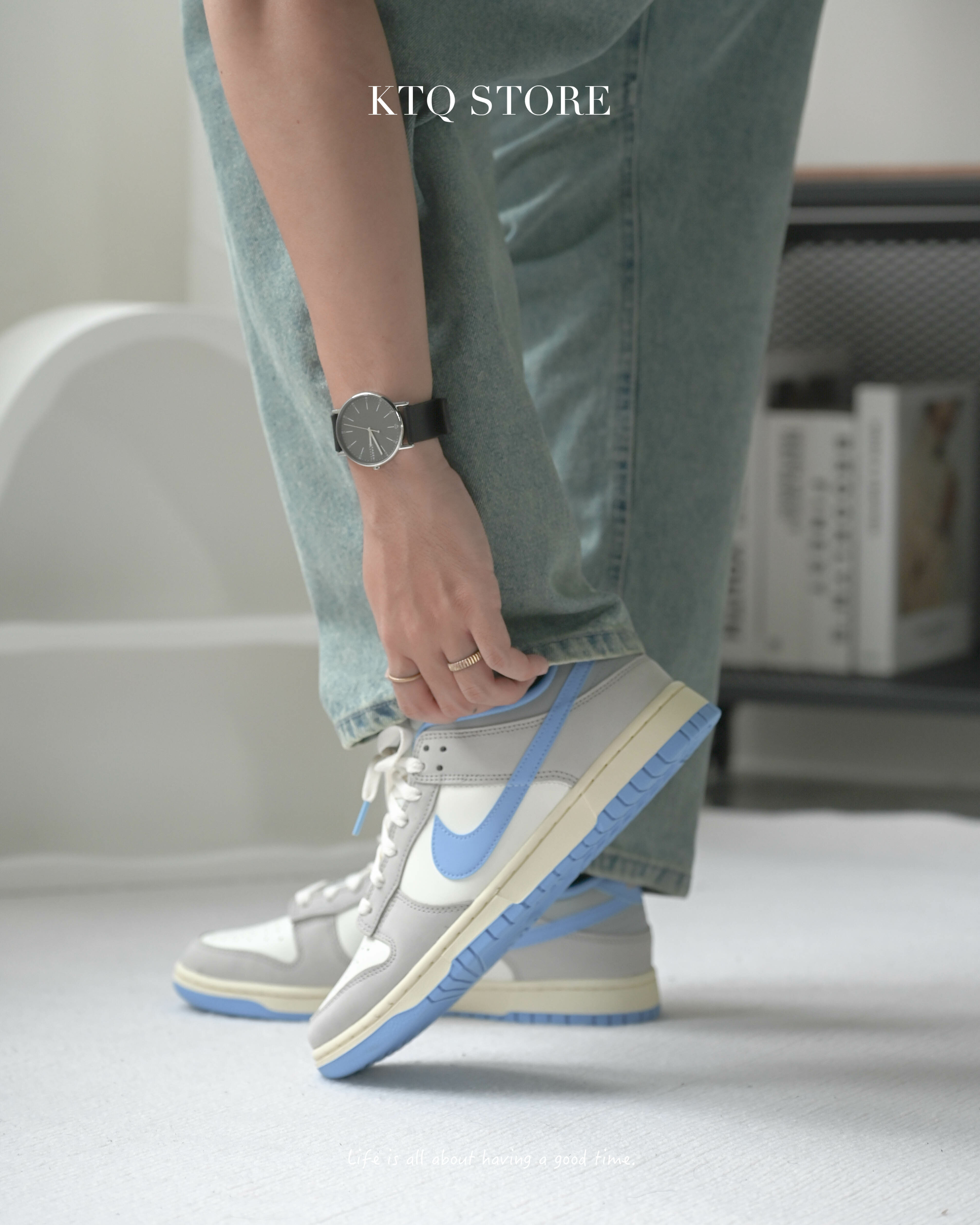KTQ STORE ‧  Nike Dunk Low  'University Blue' 灰藍色 FN7488-133