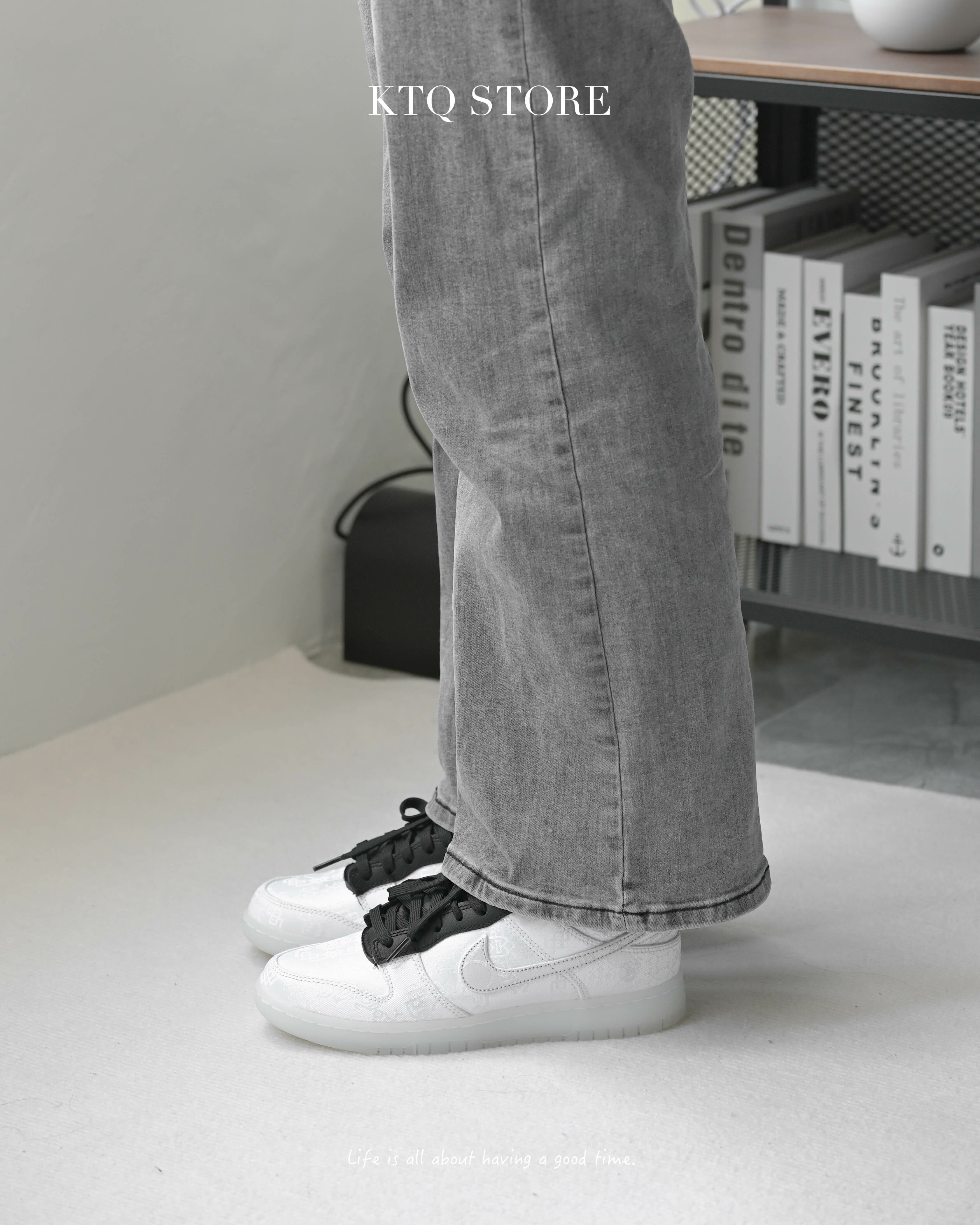 KTQ STORE ‧ CLOT x fragment x NIKE DUNK LOW 白絲綢 閃電 低筒 FN0315-110
