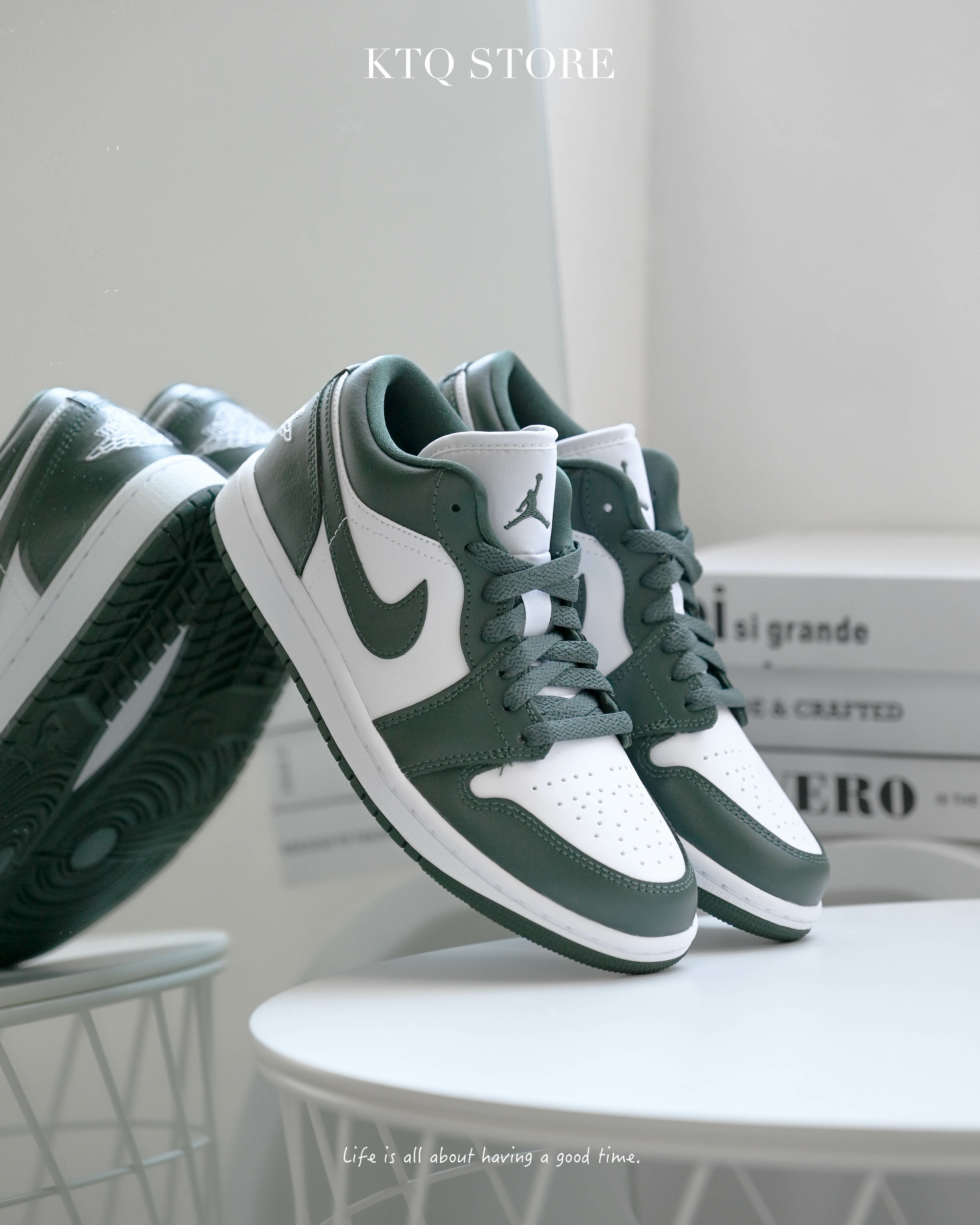 KTQ STORE ‧ Air Jordan 1 Low "Galactic Jade" 祖母綠  DC0774-113