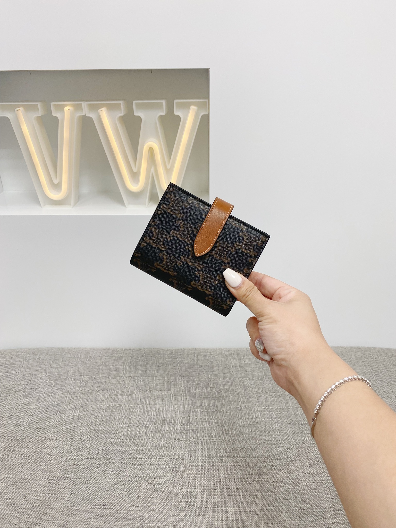 Outlet Celine Small Strap Wallet