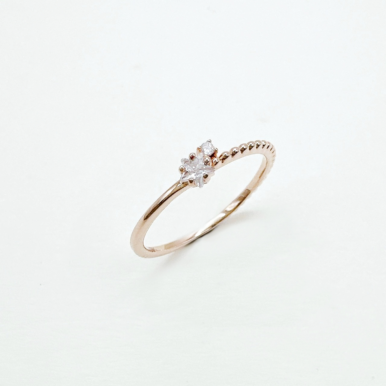 點點星 純銀戒指