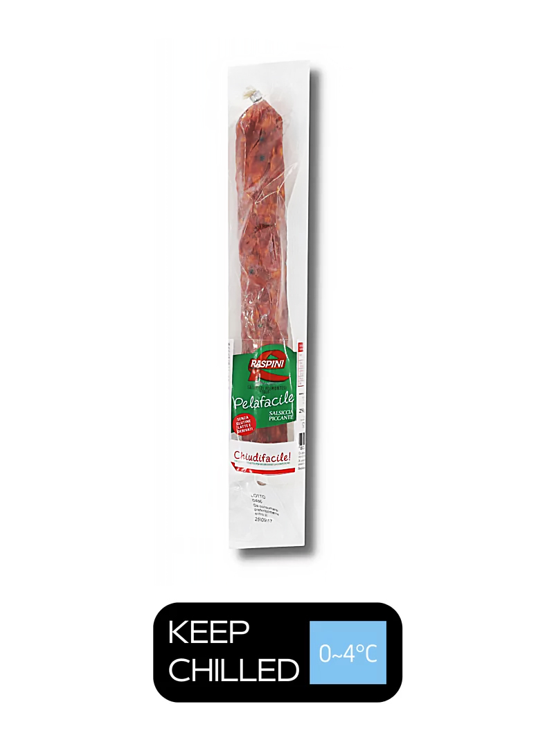 Italy Raspini Salsiccia Pelafacile (~Pepperoni) Slices 500g/ pack (0-4°C)