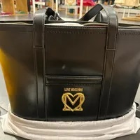 [S] LOVE MOSCHINO JC4263PP9CKK0000 SMALL LOGO SHOULDER BAG,BLACK, 73910900005 (SLM208)