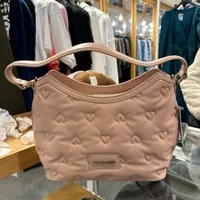 [S] LOVE MOSCHINO JC4042PP1FLD0601 ALLOVER SMALL HEART SHOULDER BAG,PINK, 71267200007 (SLM210)