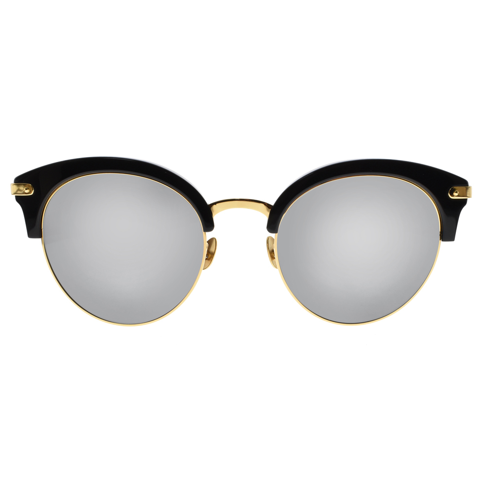 【NINE ACCORD】CARDINAL-CO C02 韓系眉型圓框太陽眼鏡 (水銀鏡片)