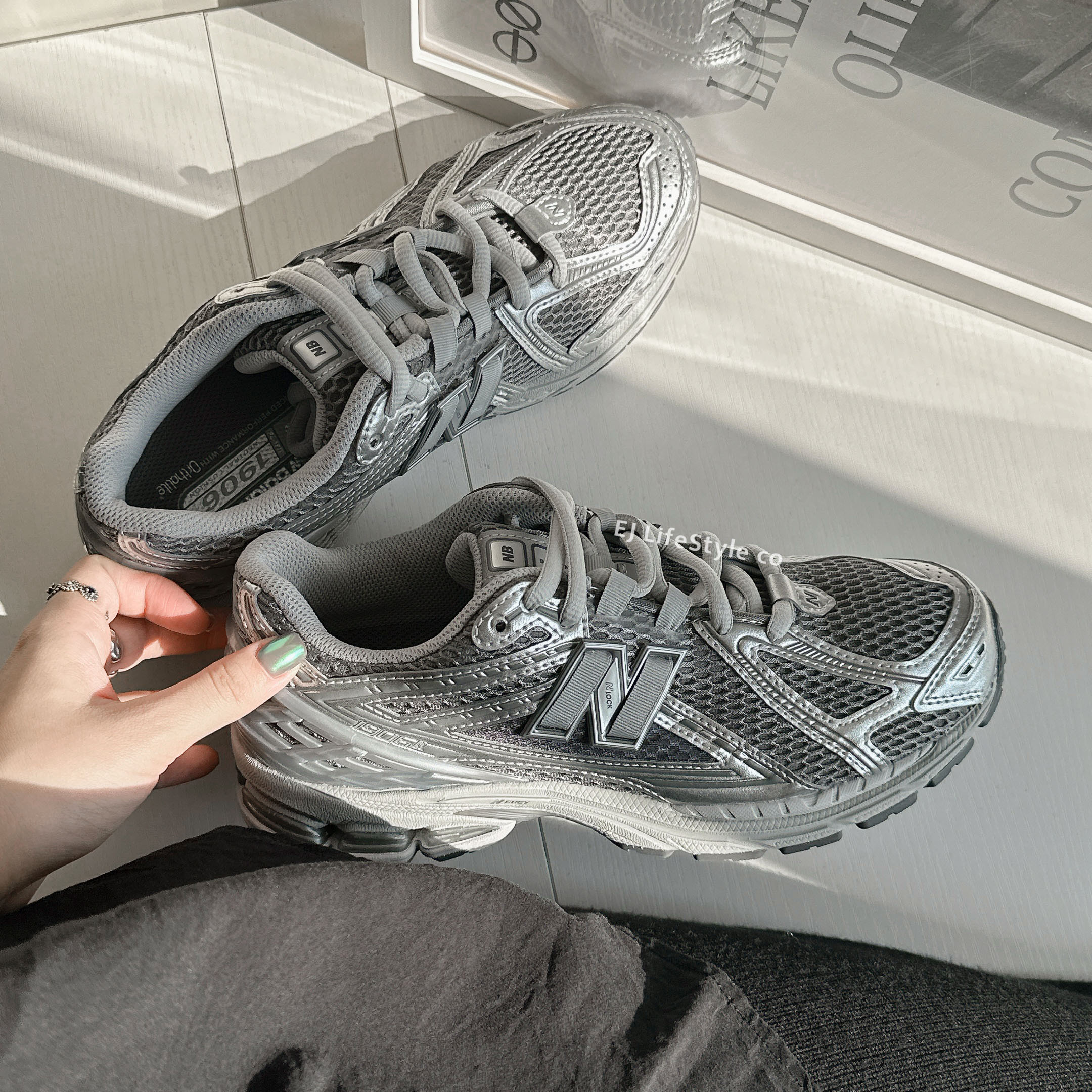 NEW BALANCE 1906R NB 金屬色 煙灰銀 Y2K 復古 男鞋 M1906REH / 現貨