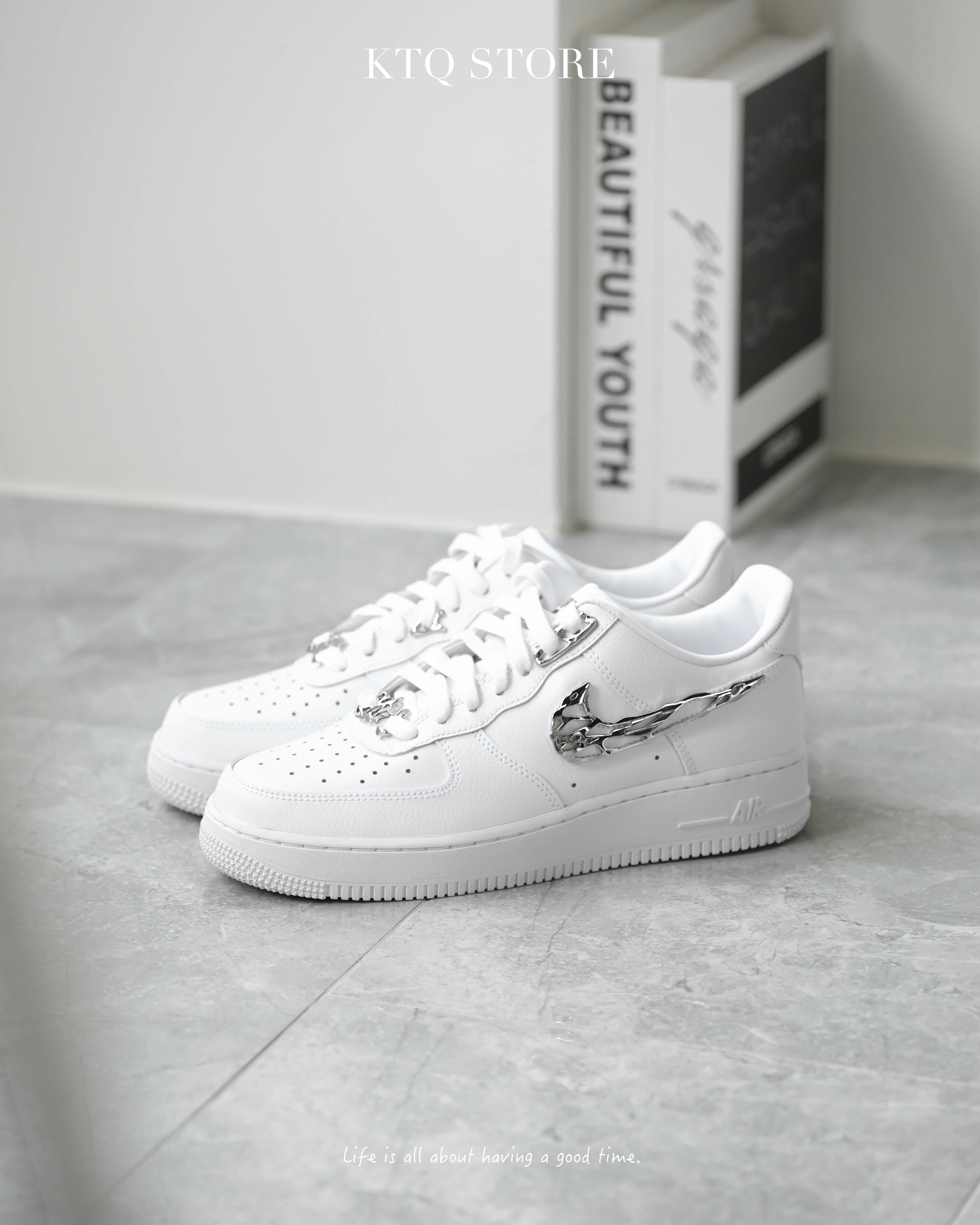 KTQ STORE ‧  Nike Air Force 1 Low Molten Metal 融化金屬勾 FV3616-101