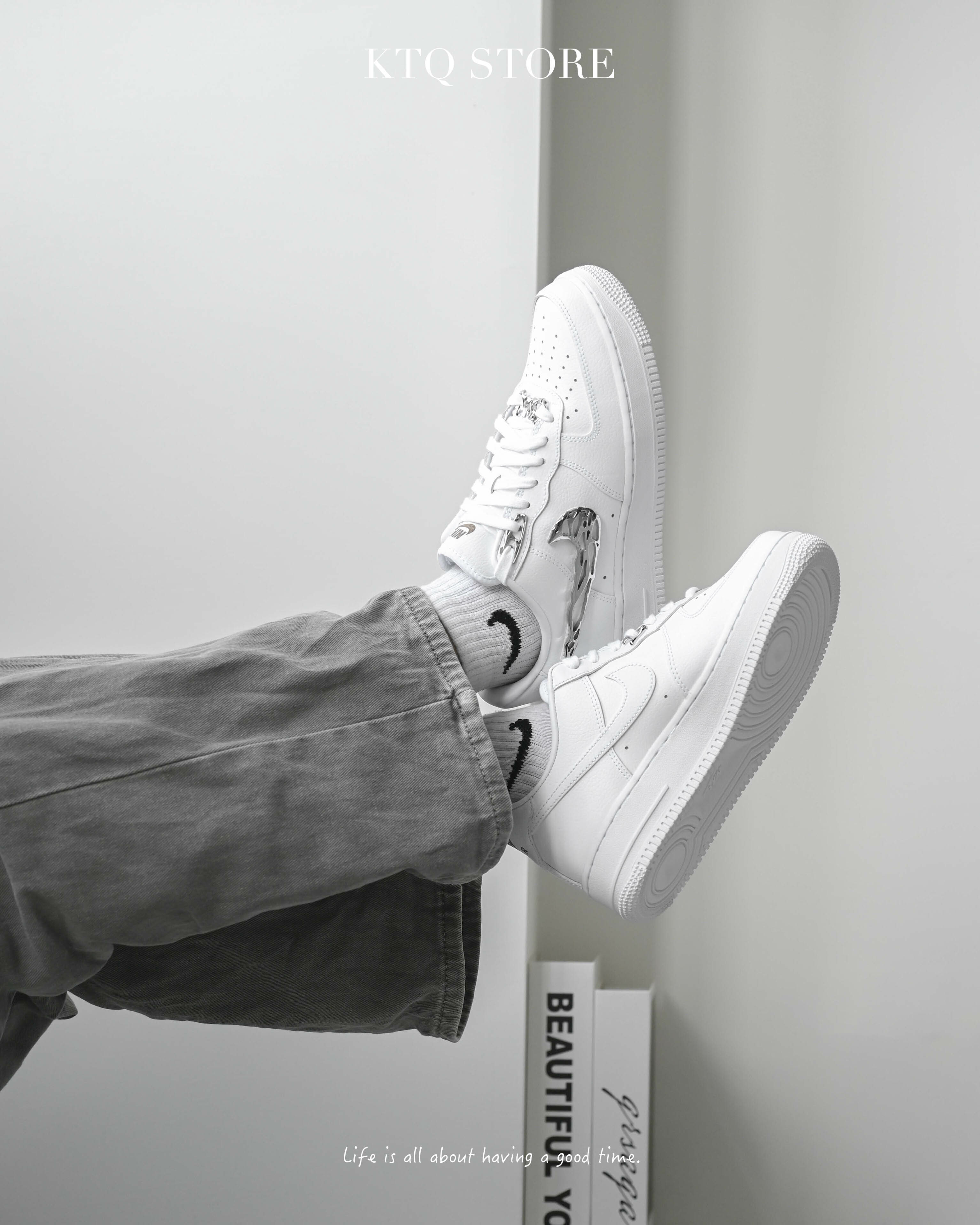 KTQ STORE ‧  Nike Air Force 1 Low Molten Metal 融化金屬勾 FV3616-101