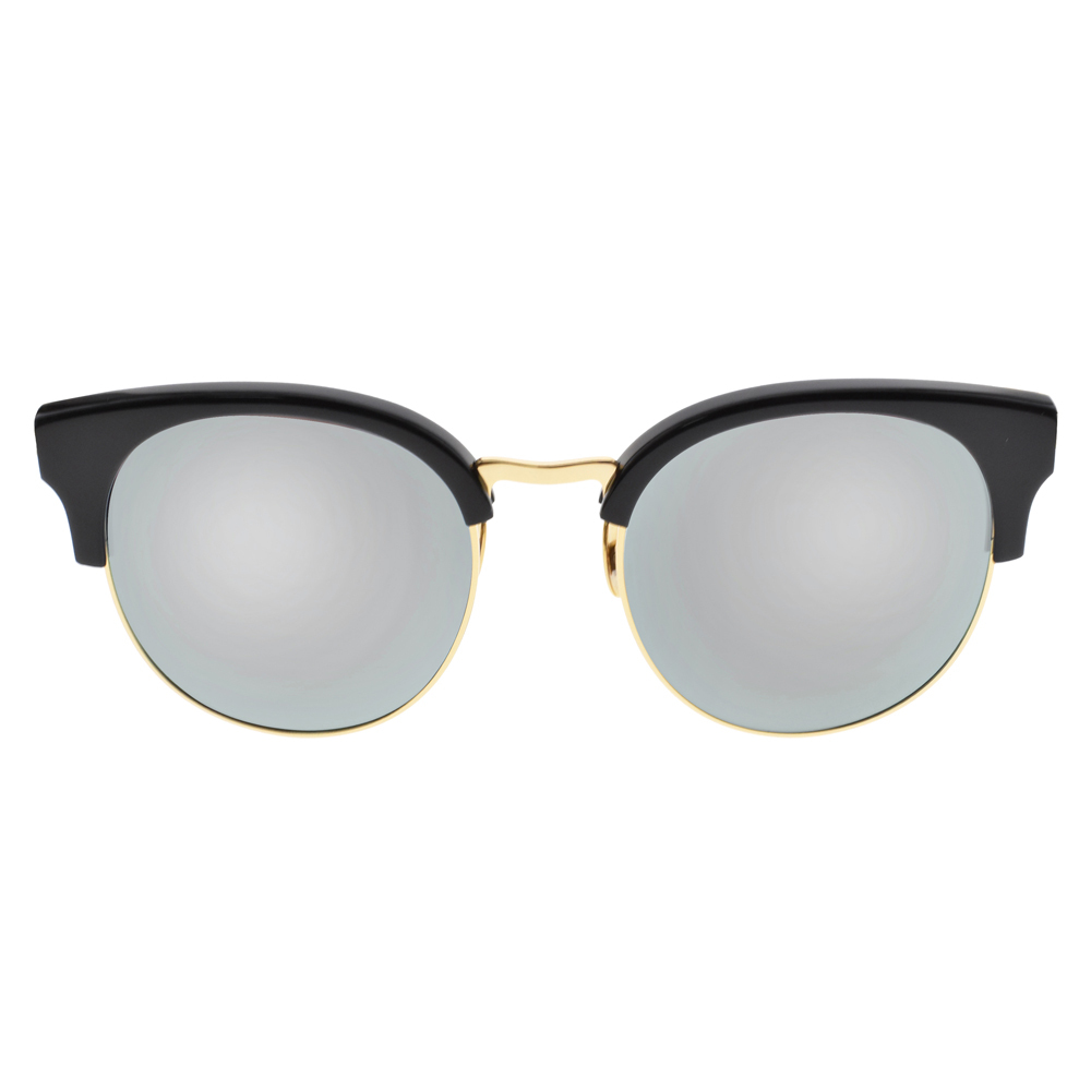 【NINE ACCORD】CARDINAL-OR C02 韓系眉型圓框太陽眼鏡(水銀鏡片)