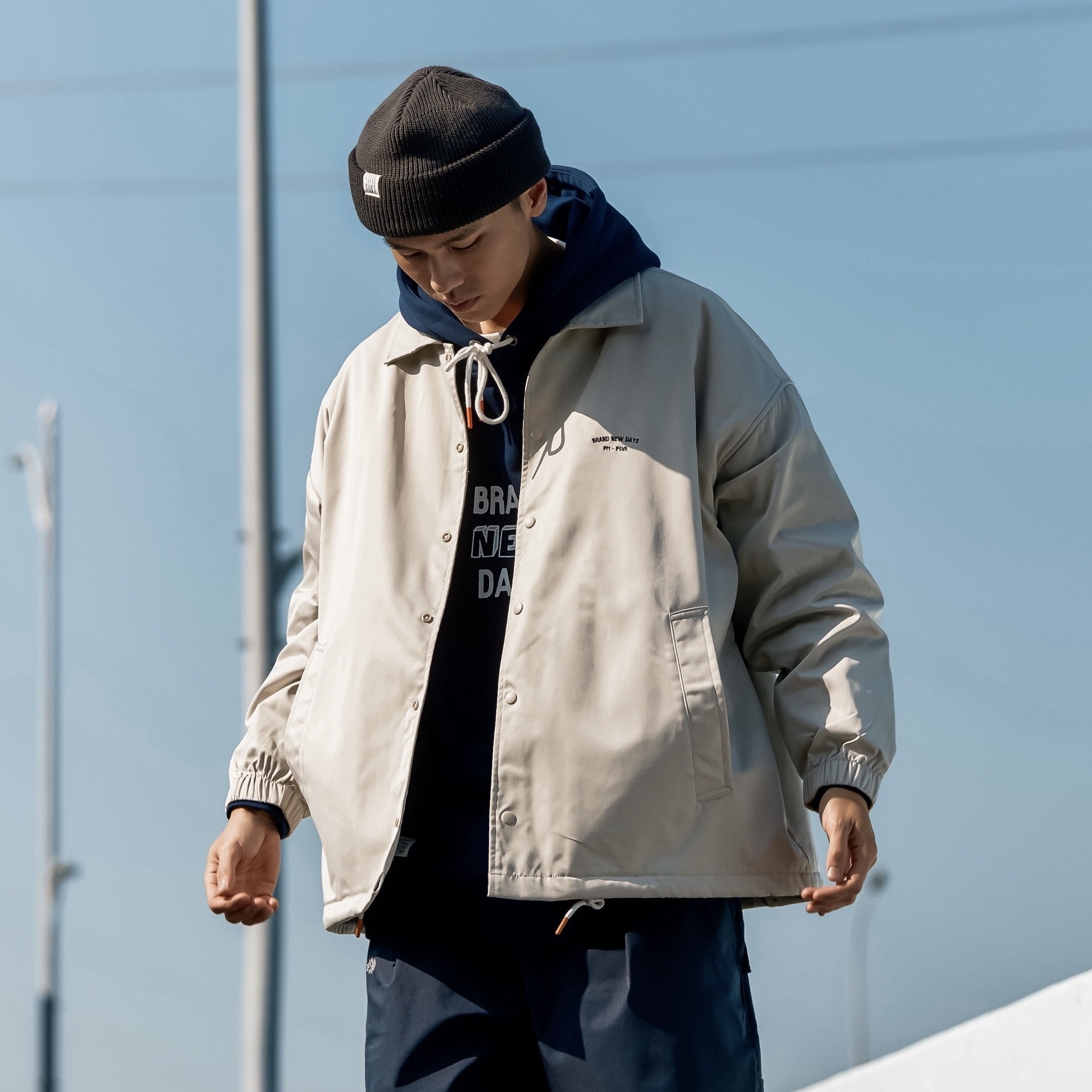 Persevere x Plain-me 24 AW Style 01 教練外套 防潑水 搖粒絨