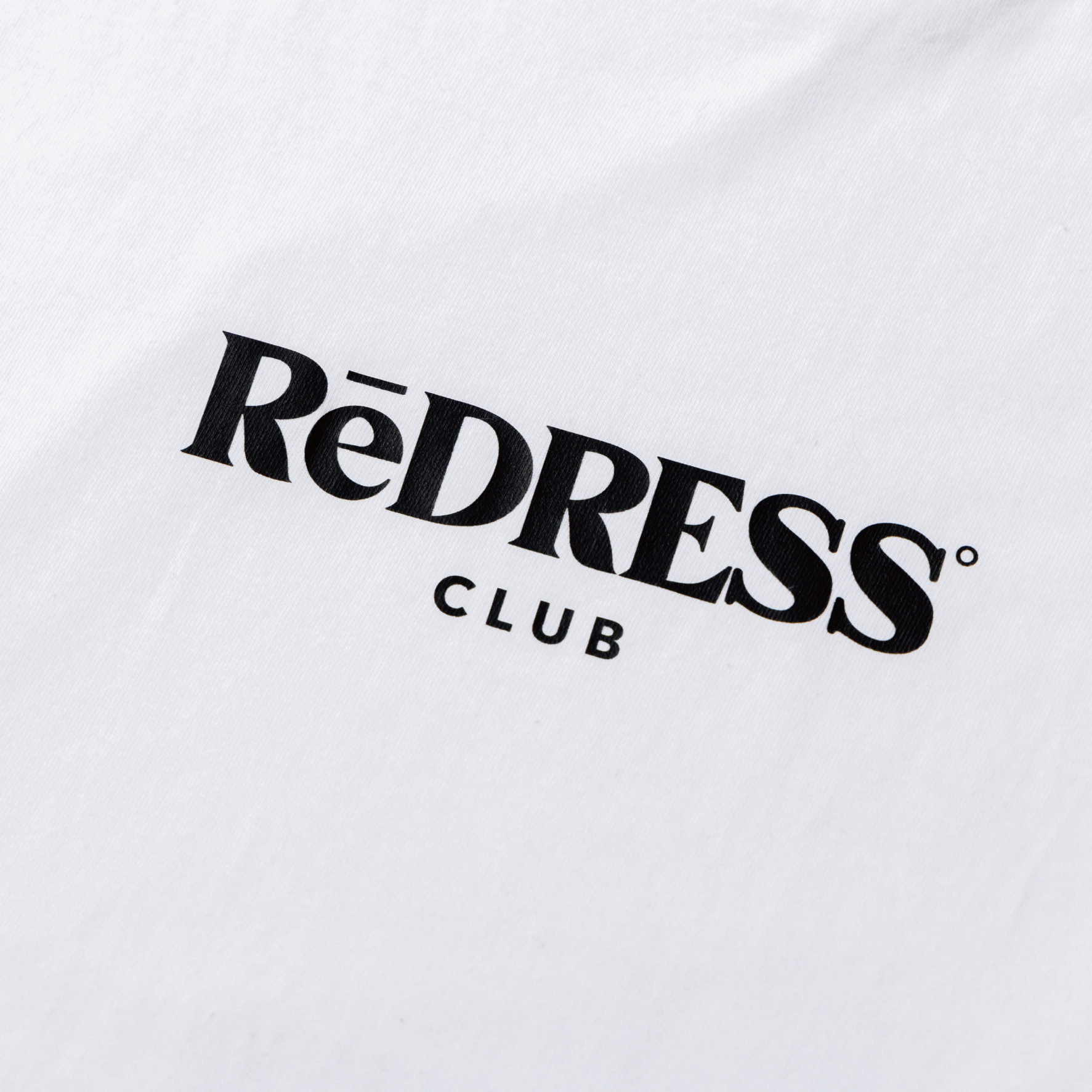 RēDRESS CLUB Logo Tee / White🤍