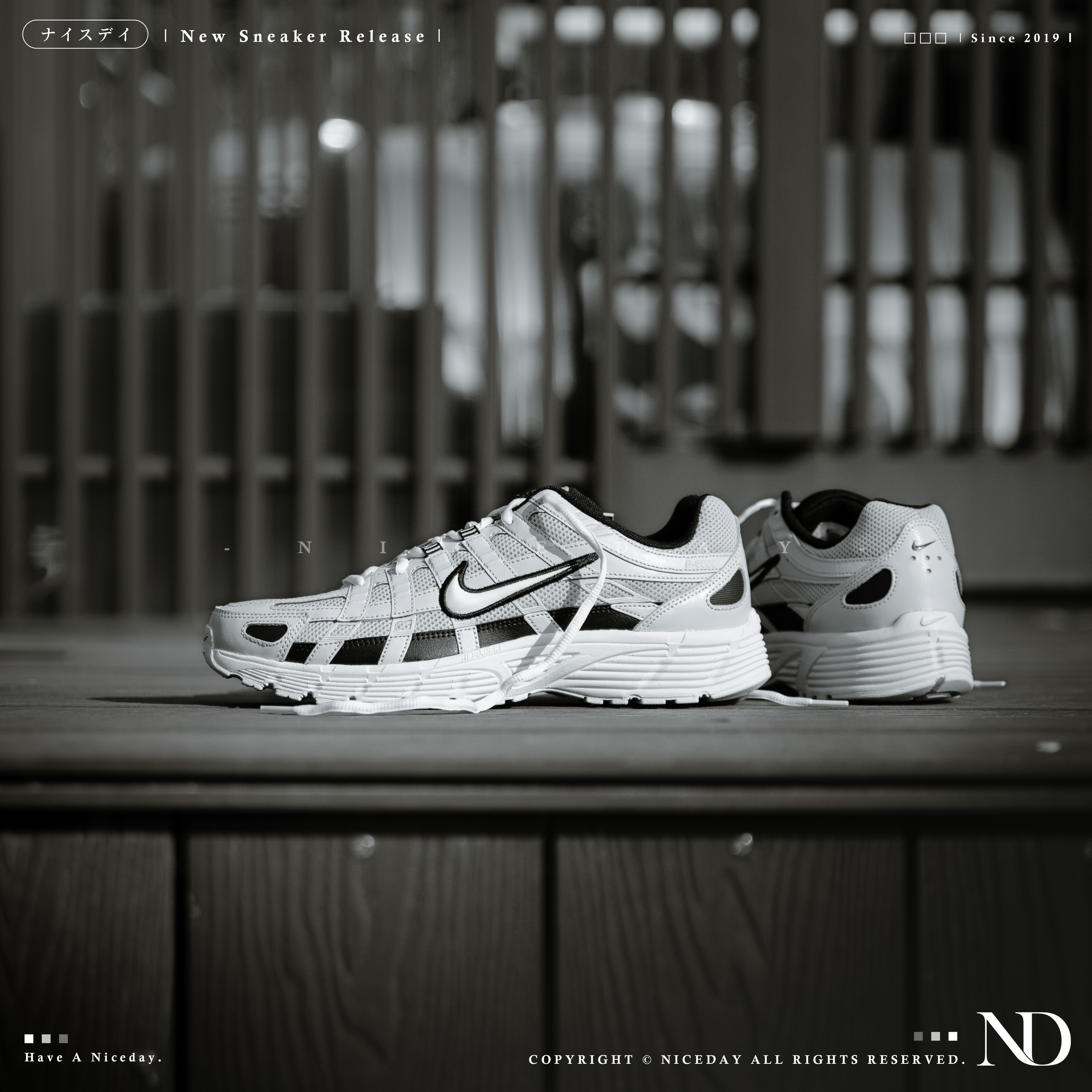 NICEDAY 代購 Nike P-6000 白 灰 銀 黑 男鞋 CD6404-006