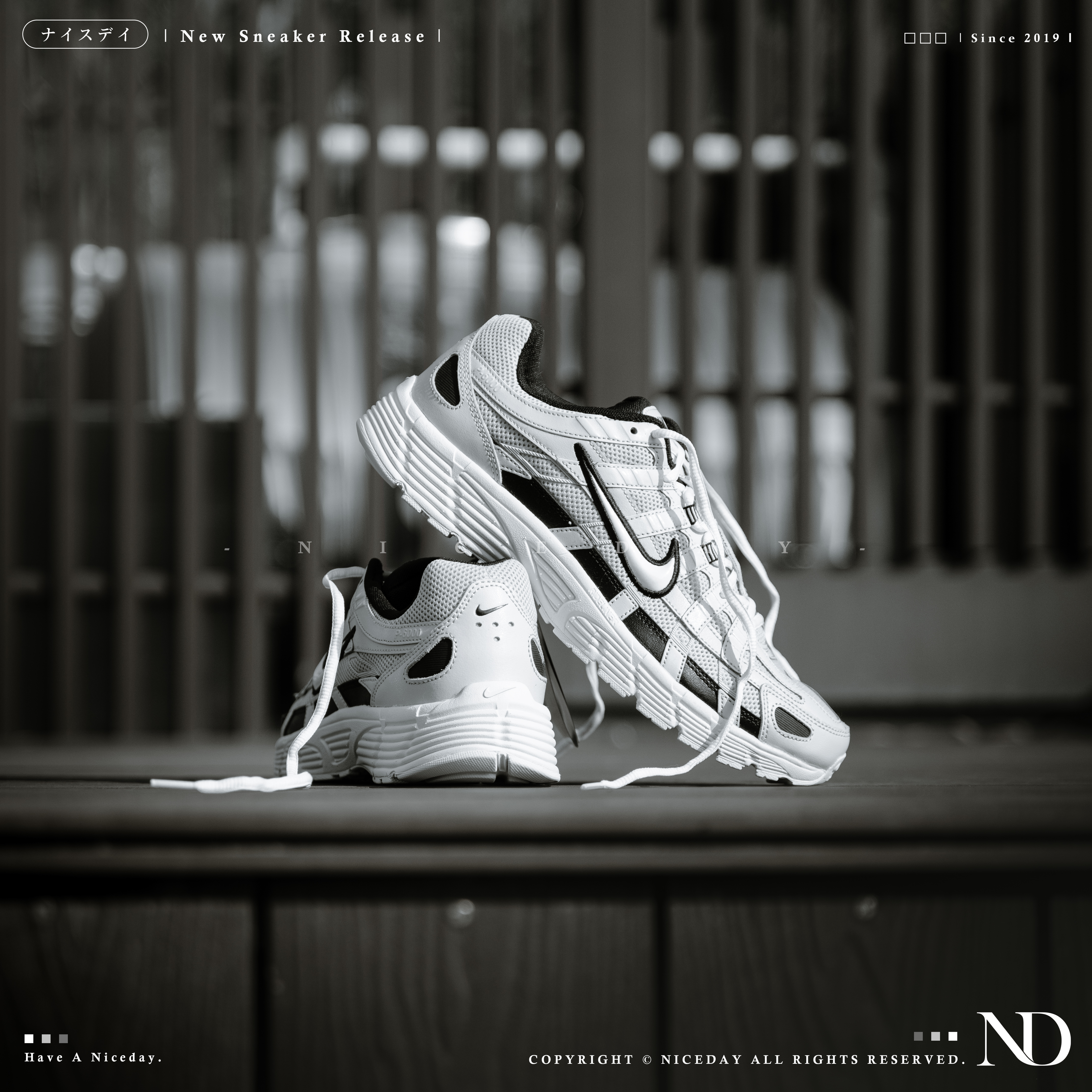 NICEDAY 代購 Nike P-6000 白 灰 銀 黑 男鞋 CD6404-006