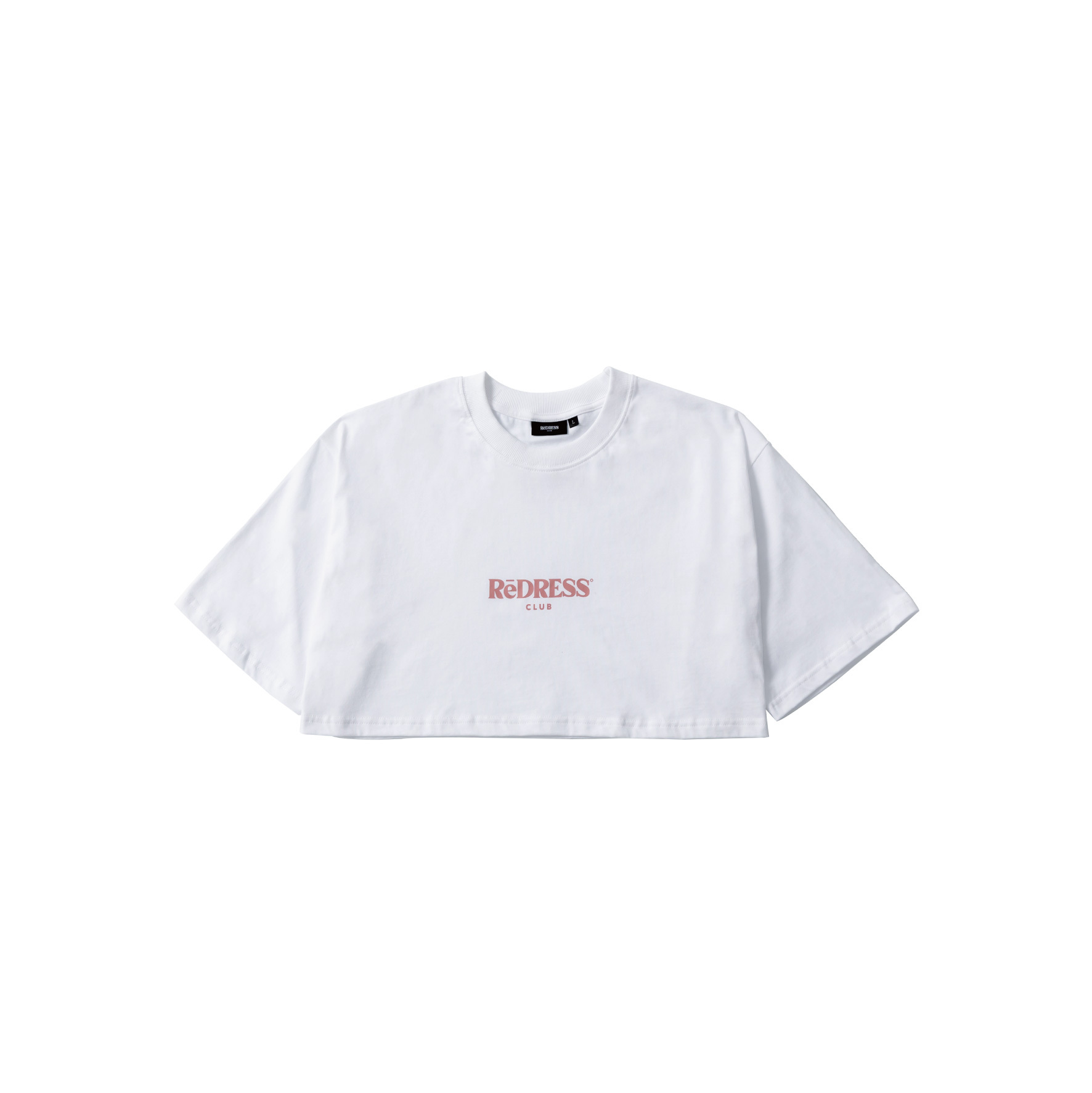 RēDRESS CLUB Logo Crop Top / White🤍
